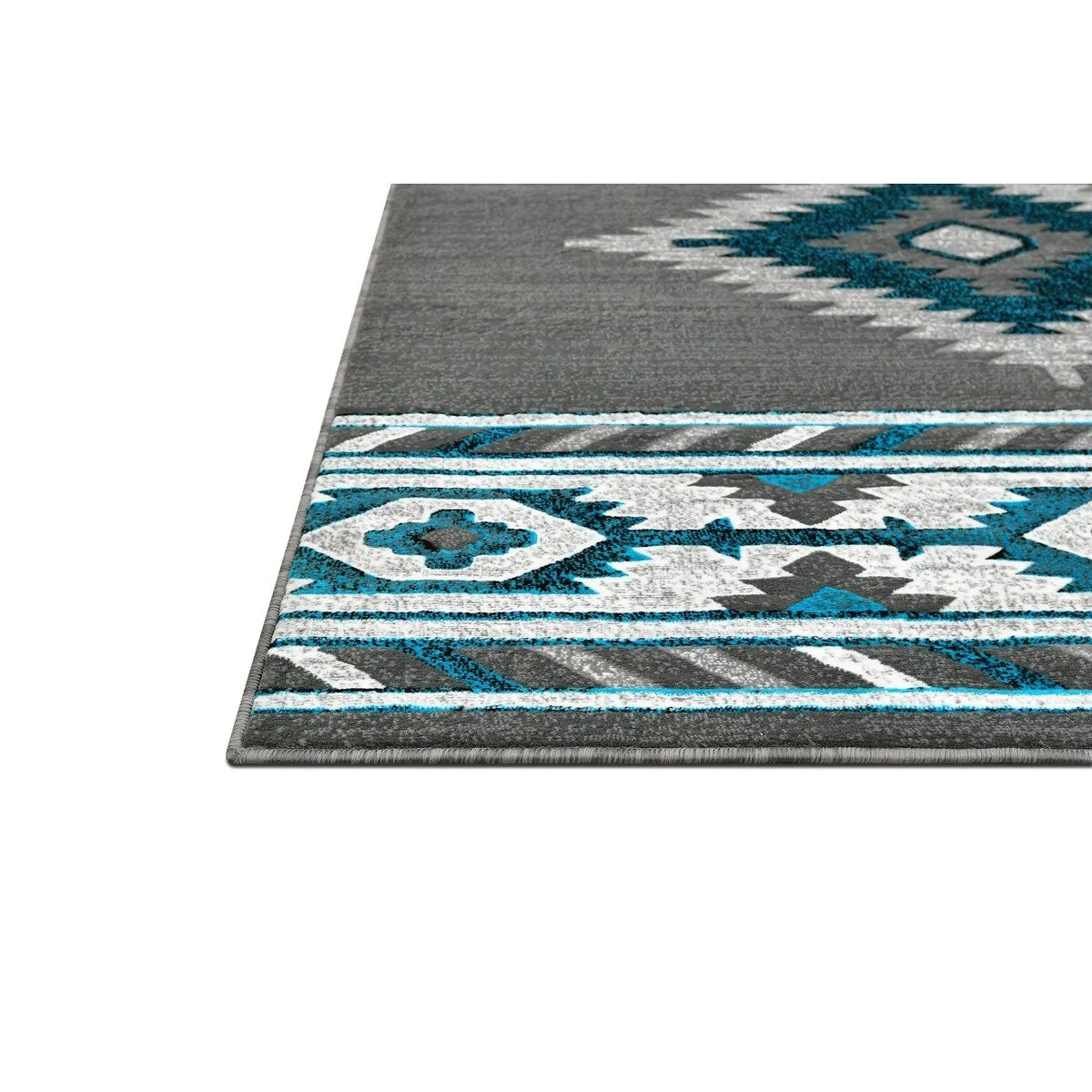 HR Southwestern Rugs for Cabin Tribal Medallion Carpet for Livingroom