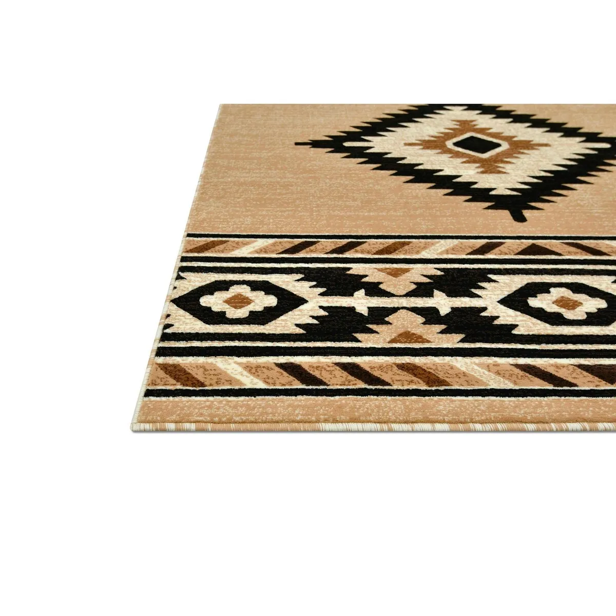 HR Southwestern Rugs for Cabin Tribal Medallion Carpet for Livingroom