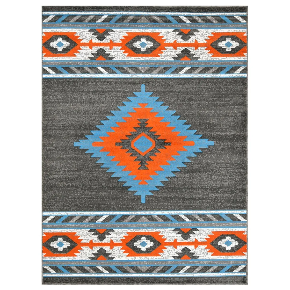 HR Southwestern Rugs for Cabin Tribal Medallion Carpet for Livingroom