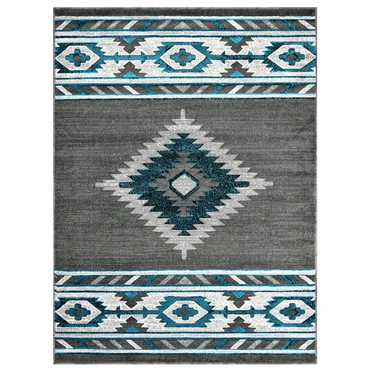 HR Southwestern Rugs for Cabin Tribal Medallion Carpet for Livingroom