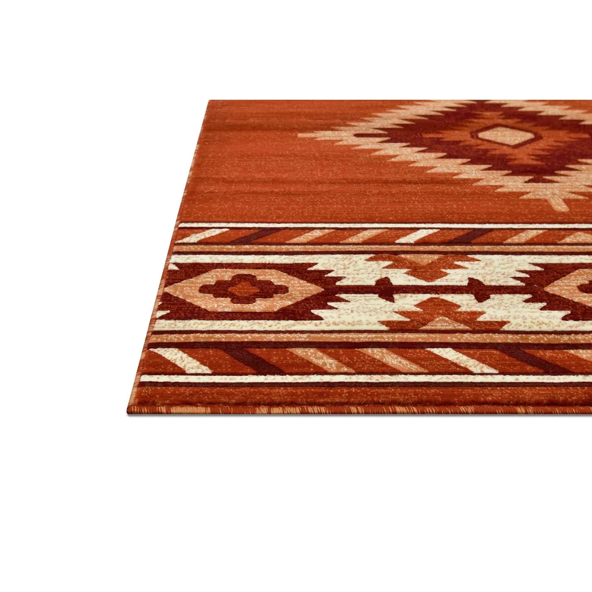 HR Southwestern Rugs for Cabin Tribal Medallion Carpet for Livingroom