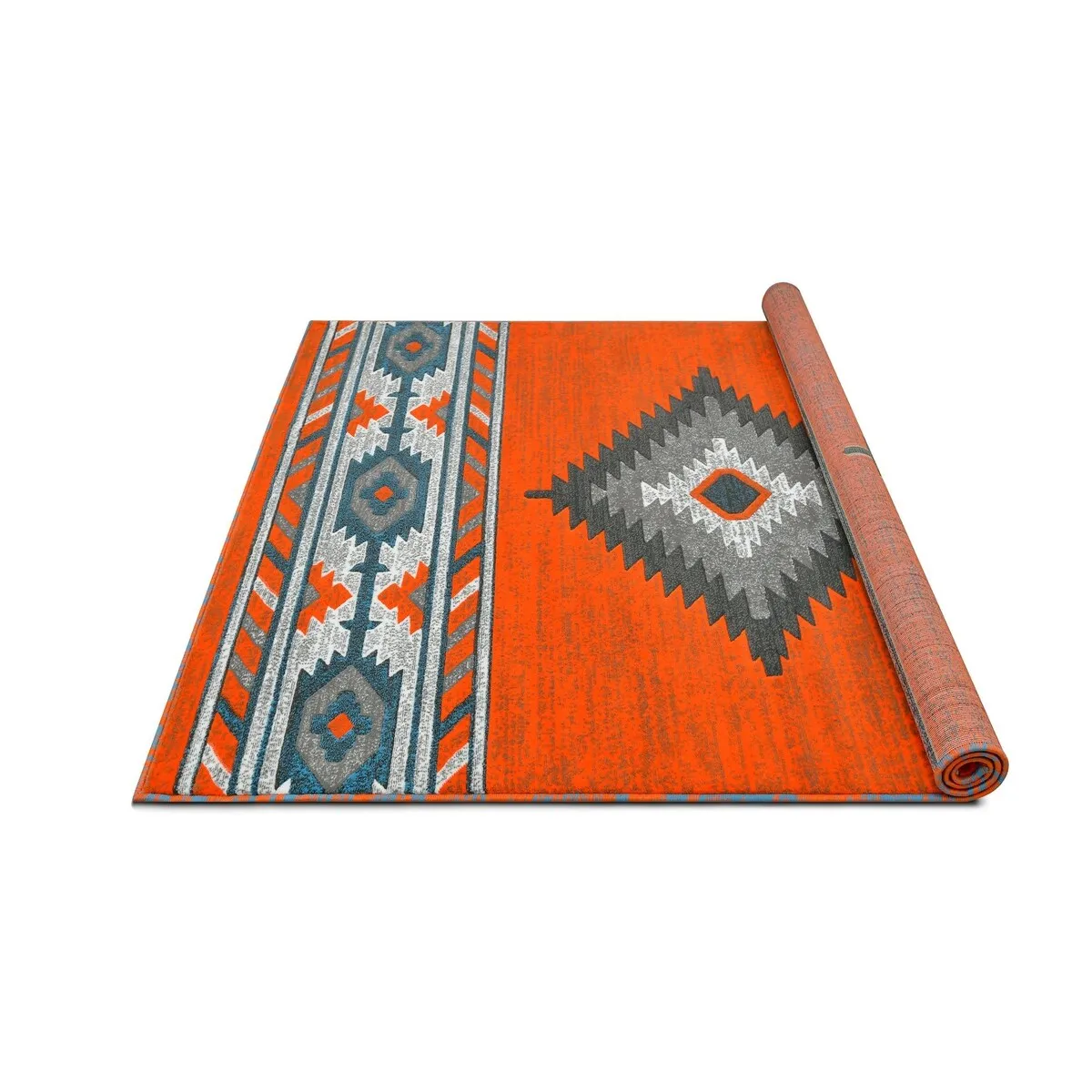 HR Southwestern Rugs for Cabin Tribal Medallion Carpet for Livingroom