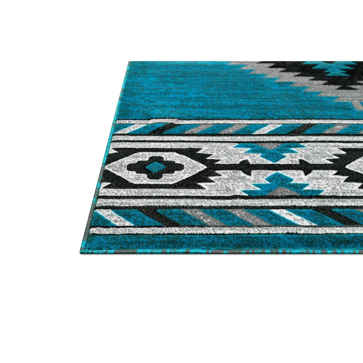 HR Southwestern Rugs for Cabin Tribal Medallion Carpet for Livingroom