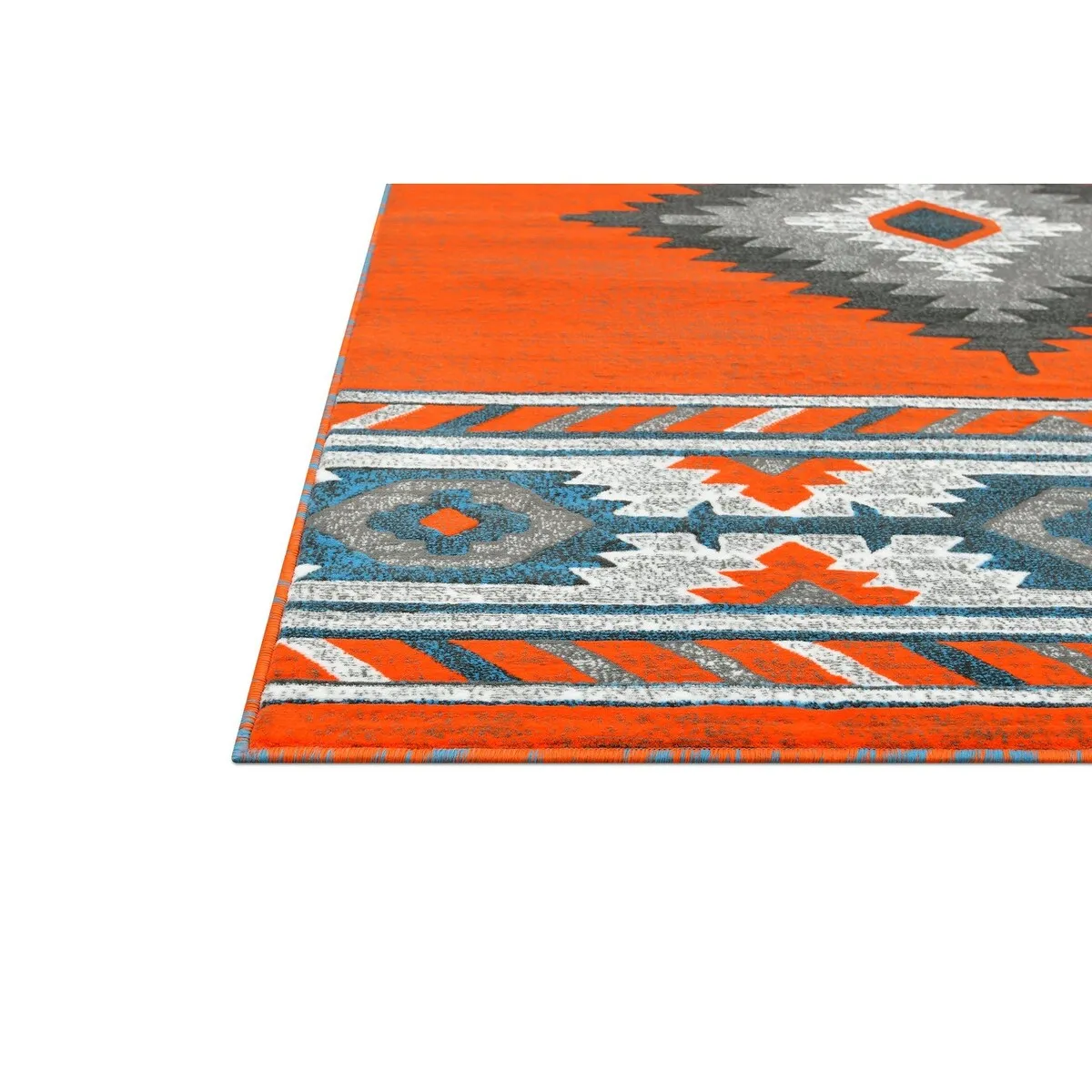 HR Southwestern Rugs for Cabin Tribal Medallion Carpet for Livingroom