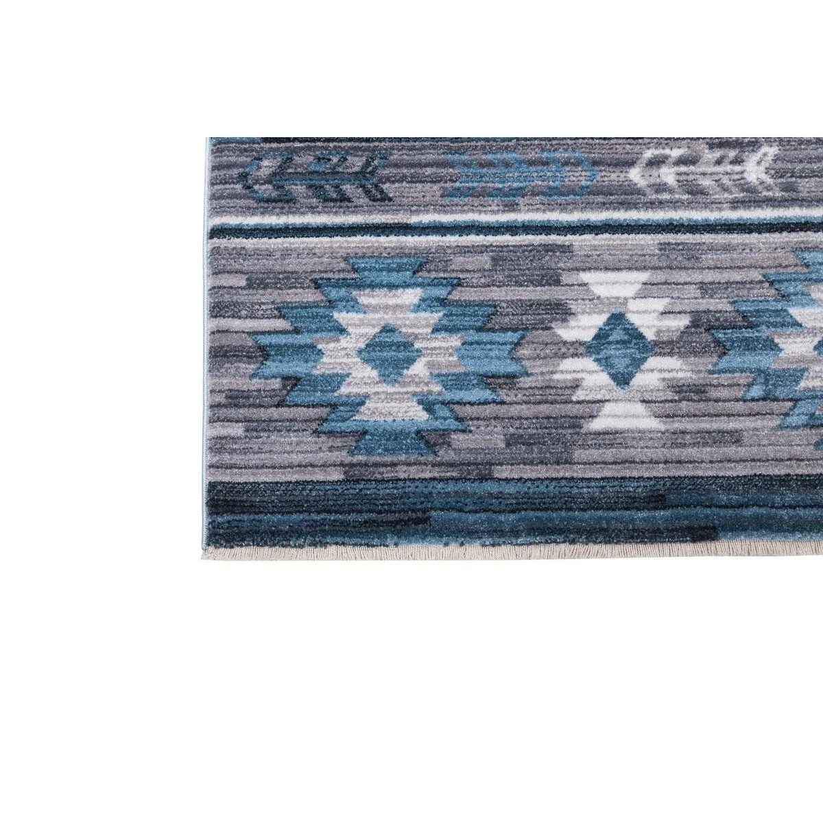 HR Southwestern Rugs Inspired Modern Faded Tribal Floor cover. Super soft and plush