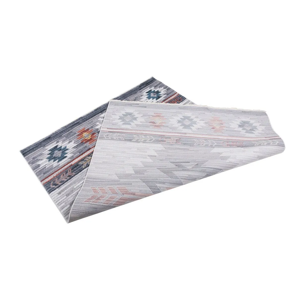HR Southwestern Rugs Inspired Modern Faded Tribal Floor cover. Super soft and plush