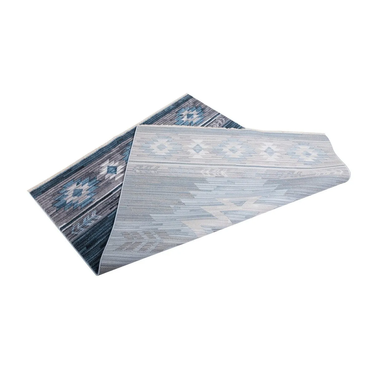 HR Southwestern Rugs Inspired Modern Faded Tribal Floor cover. Super soft and plush