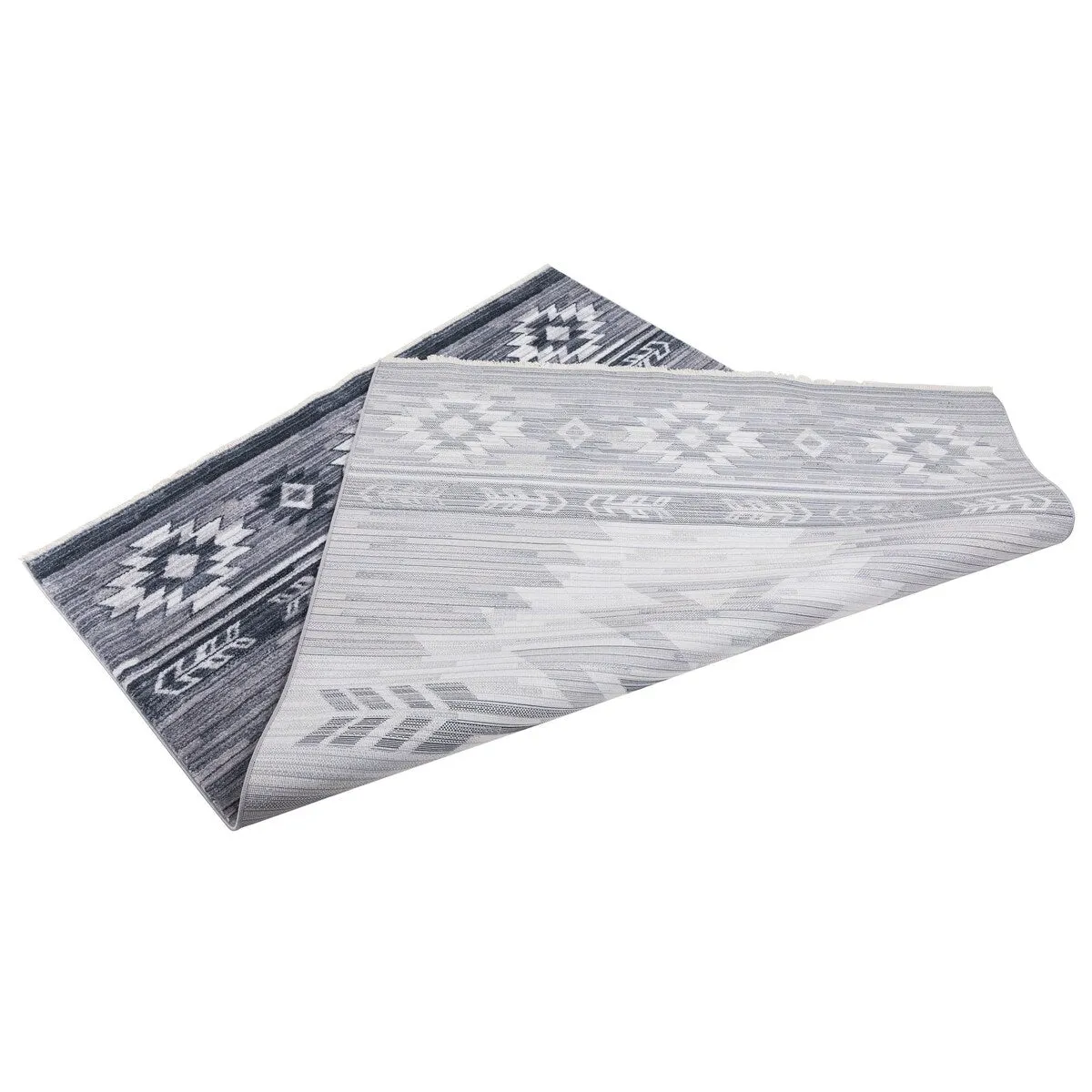 HR Southwestern Rugs Inspired Modern Faded Tribal Floor cover. Super soft and plush