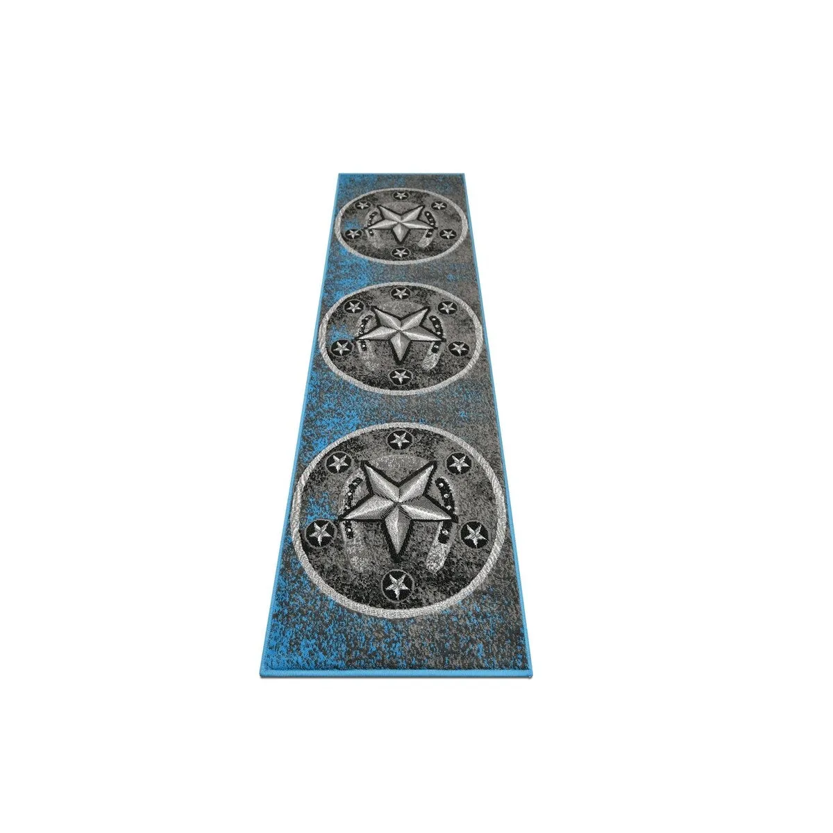 HR Texas Star. Cowboy Area Rug Texas Western Star Rustic