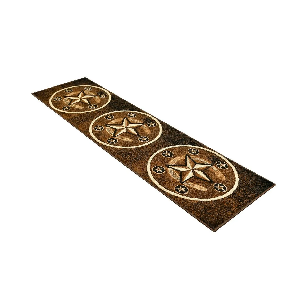 HR Texas Star. Cowboy Area Rug Texas Western Star Rustic