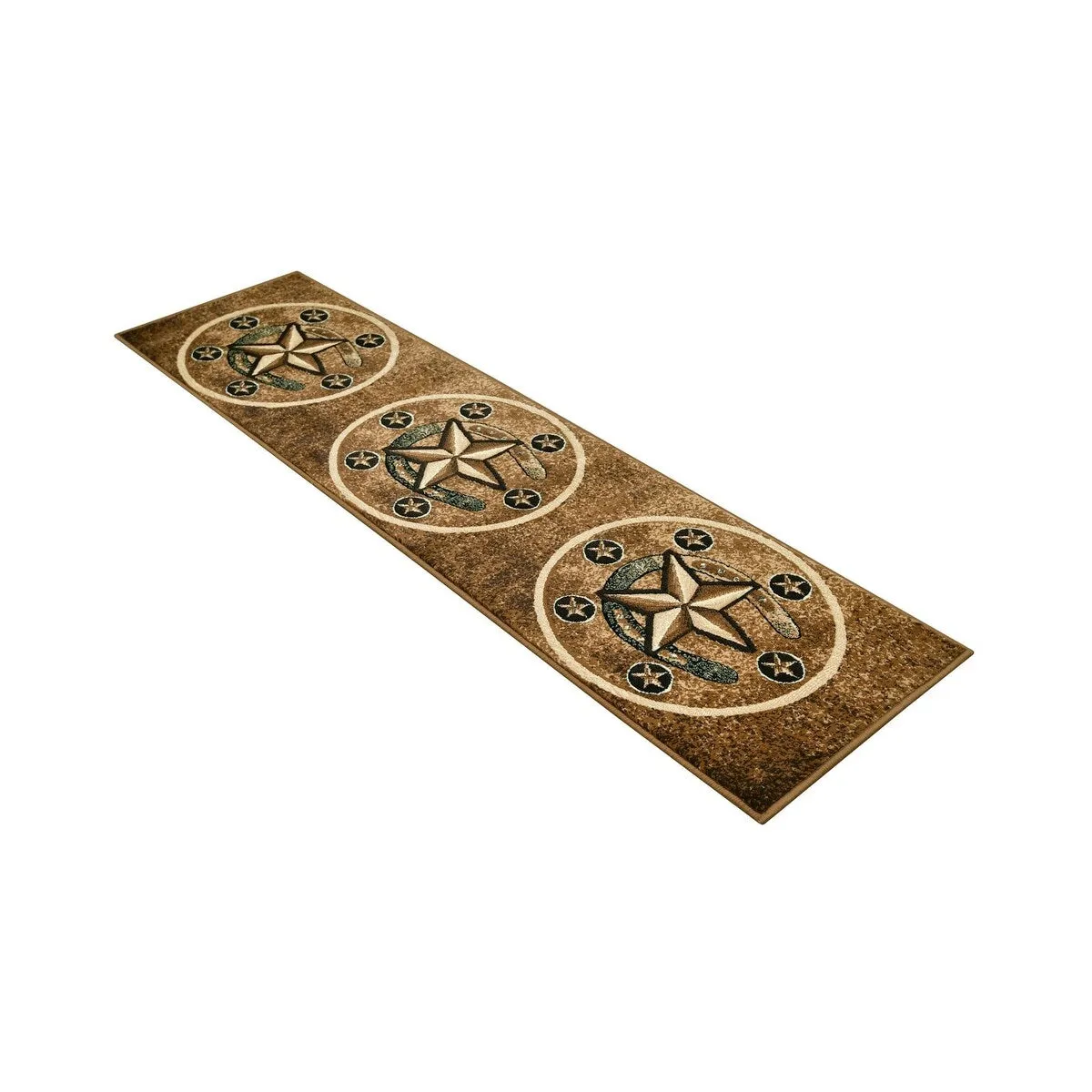 HR Texas Star. Cowboy Area Rug Texas Western Star Rustic