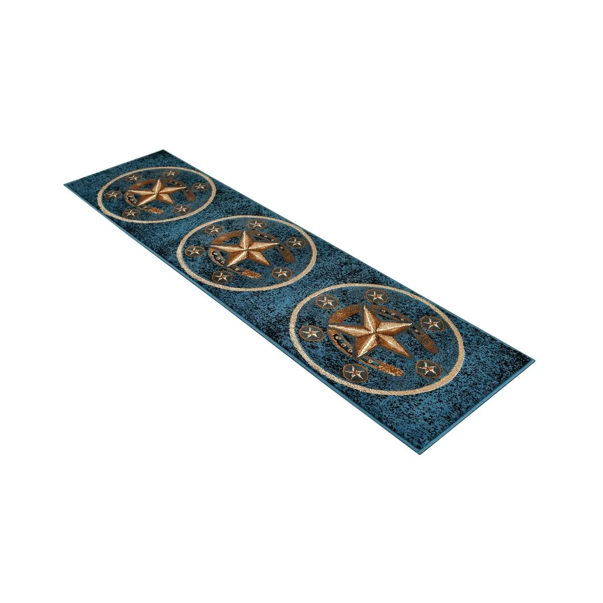 HR Texas Star. Cowboy Area Rug Texas Western Star Rustic