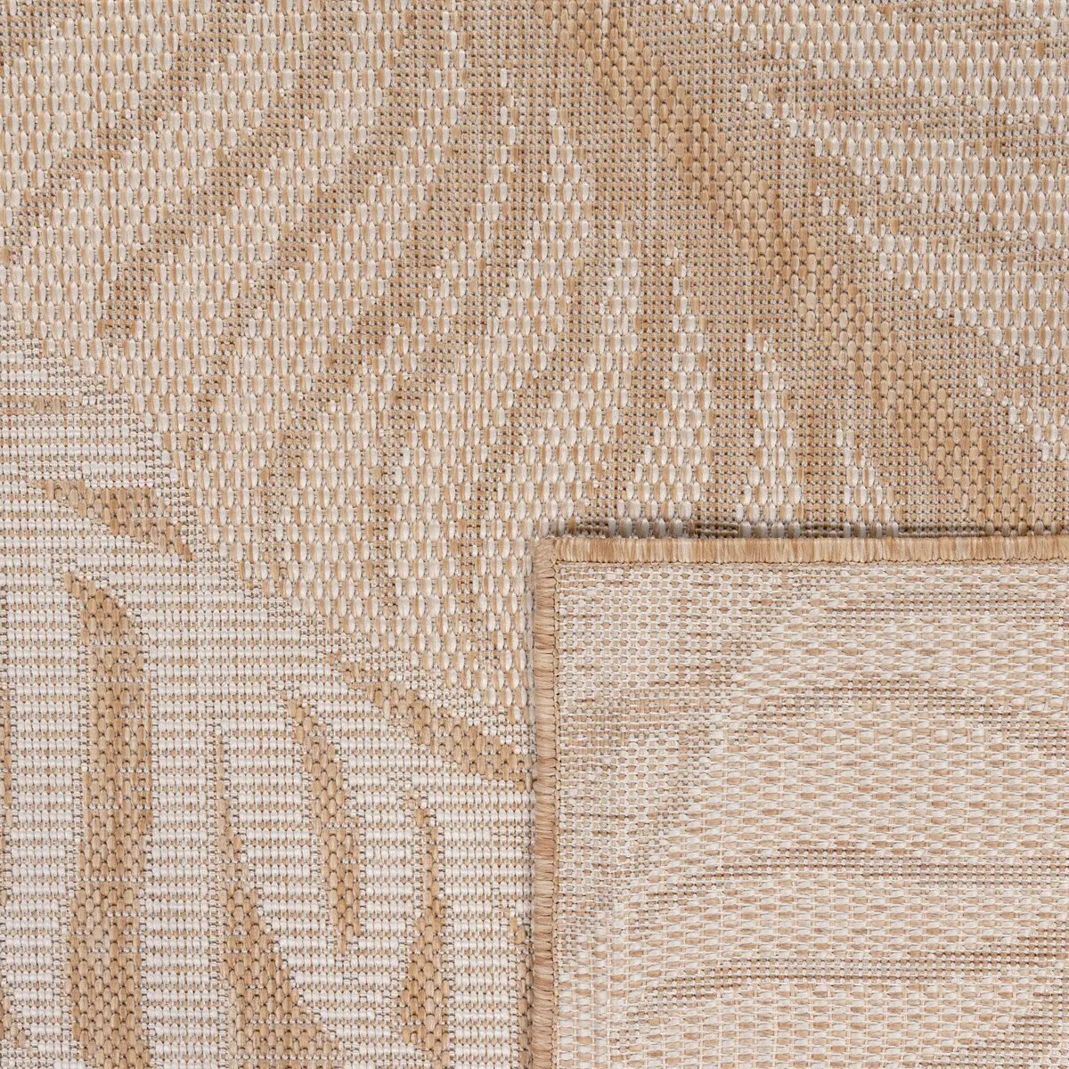 Indoor & Outdoor Rug with Palm Leaf Pattern