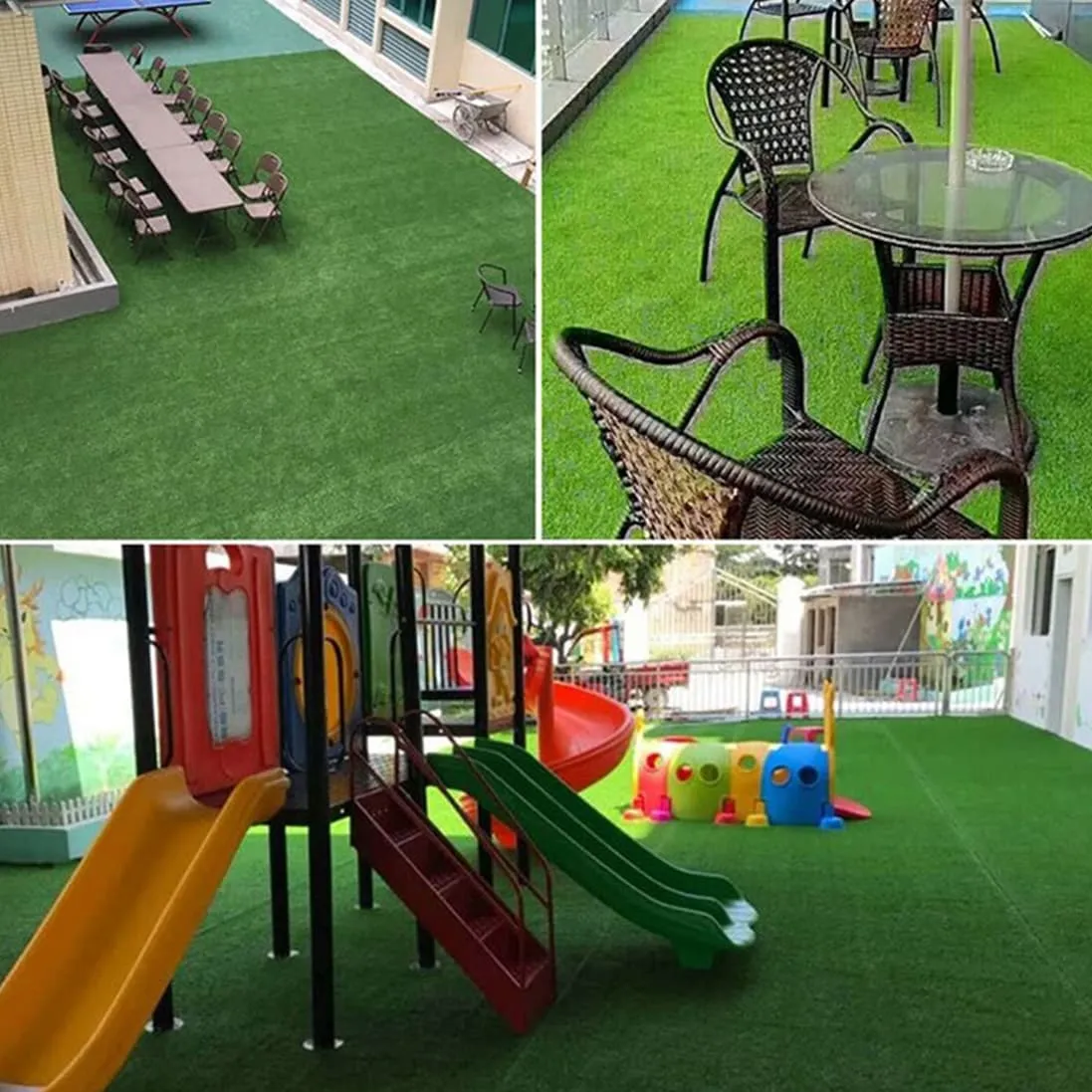 Indoor/Outdoor Artificial Grass Turf Area Rug - 117x78
