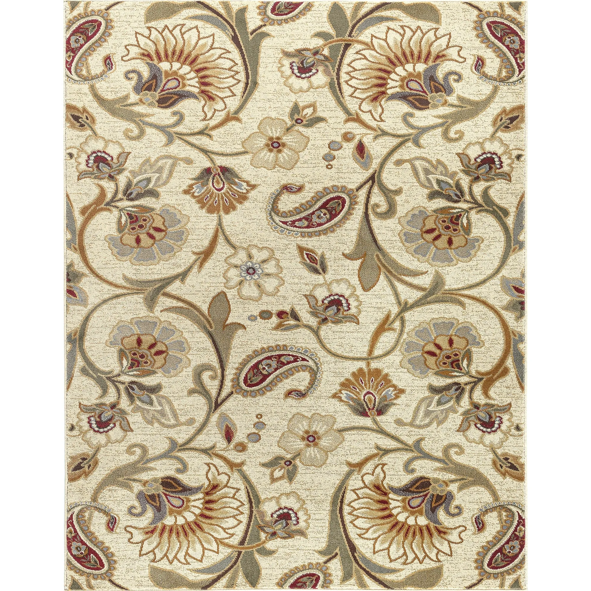 Infinity Transitional Floral Indoor Area Rug
