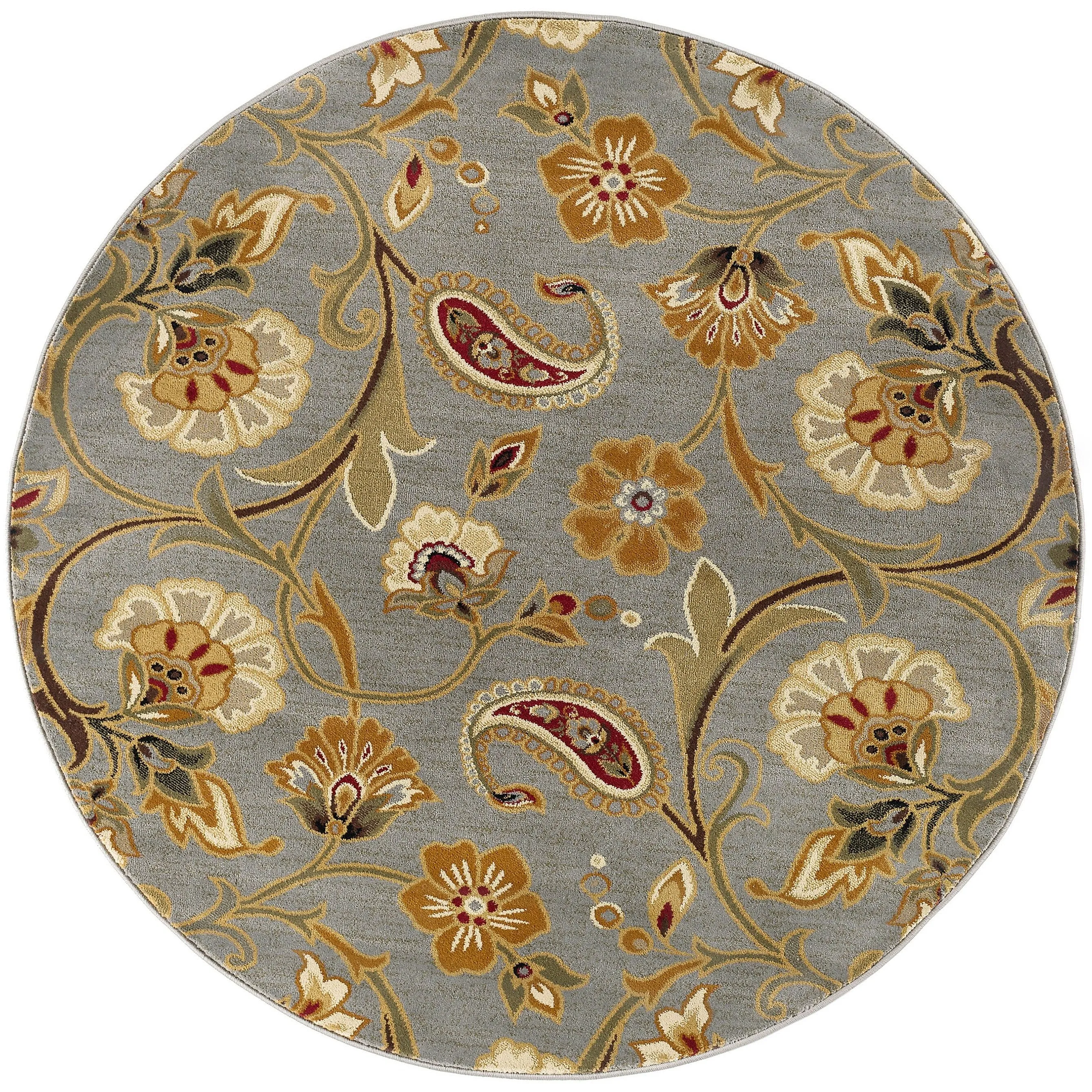 Infinity Transitional Floral Indoor Area Rug