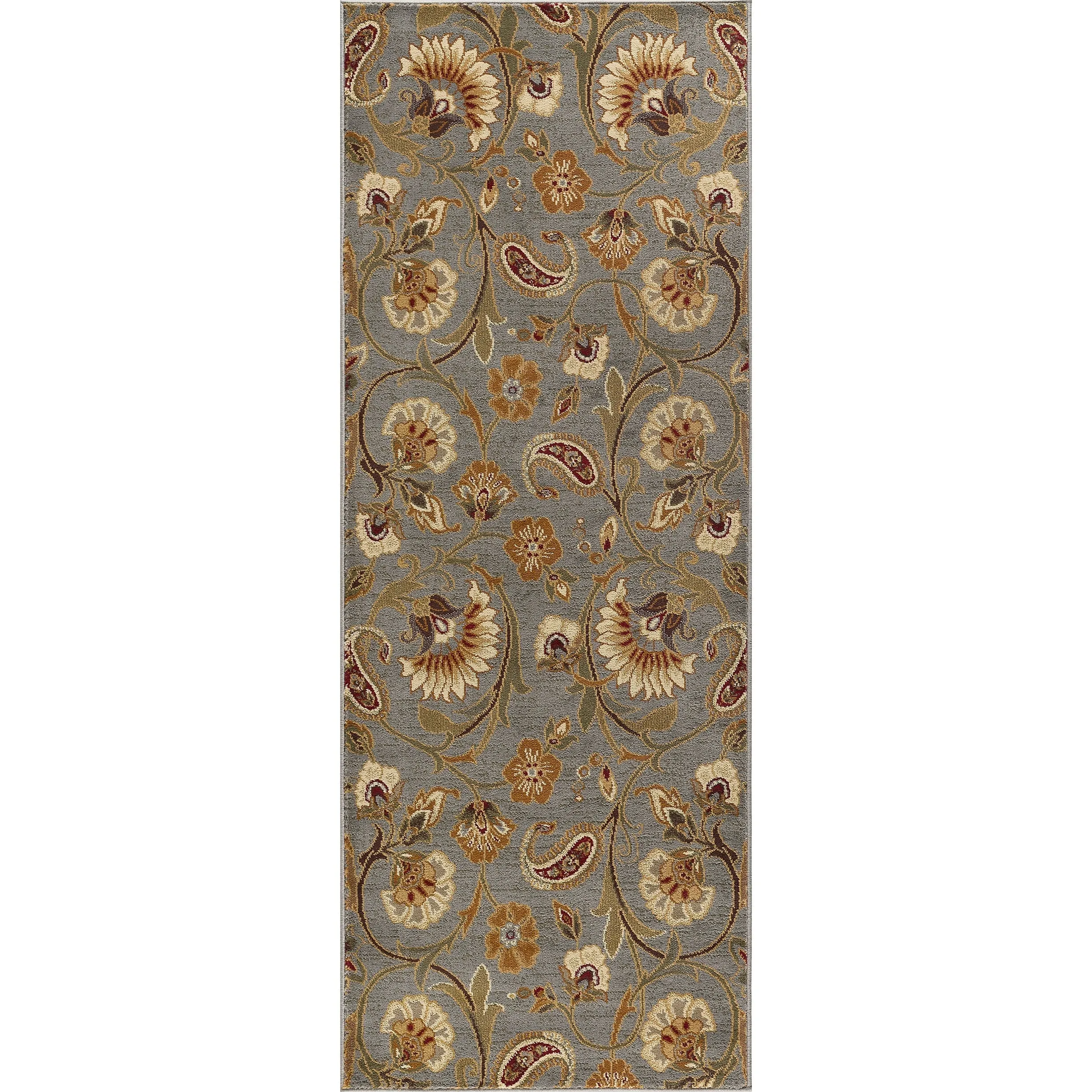 Infinity Transitional Floral Indoor Area Rug
