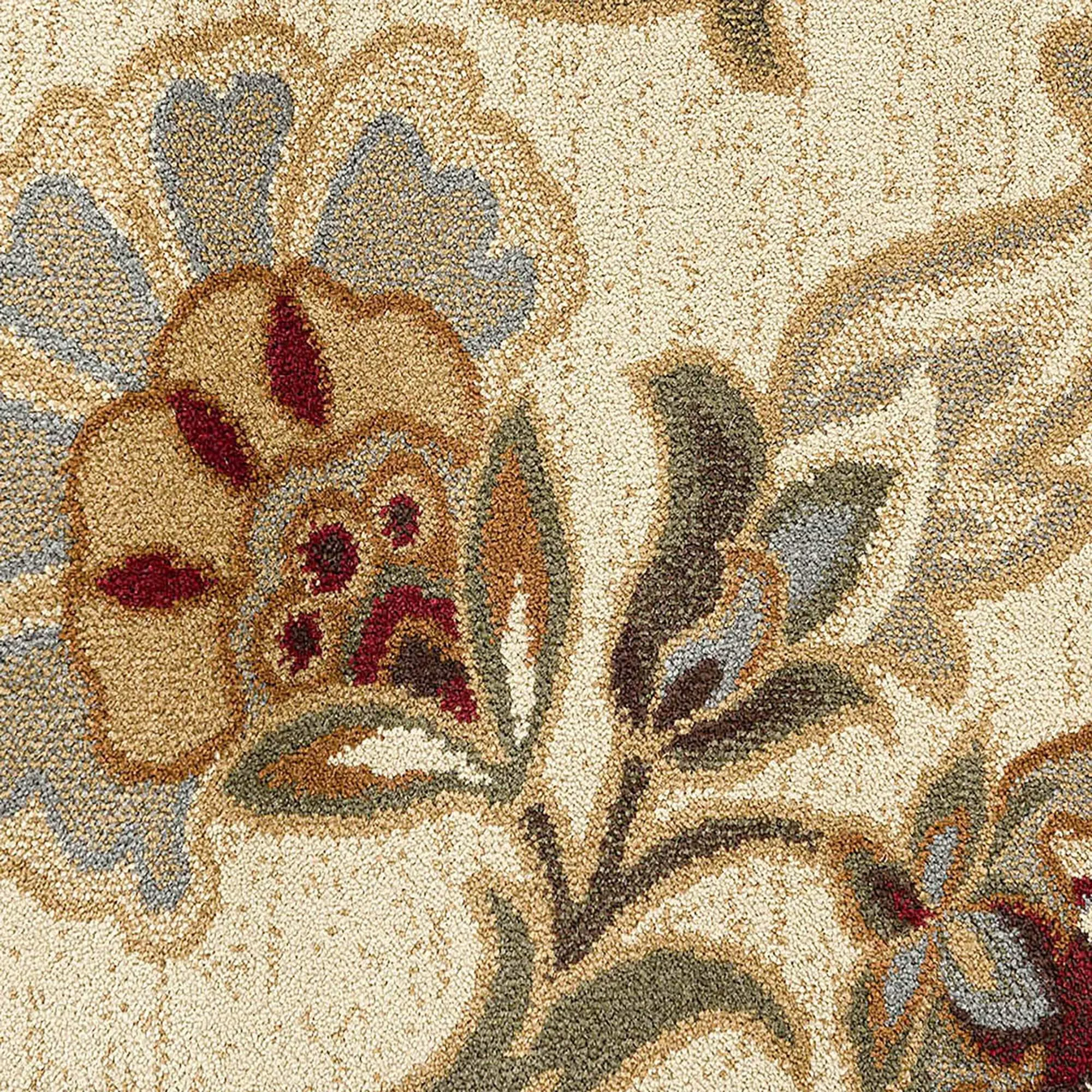 Infinity Transitional Floral Indoor Area Rug
