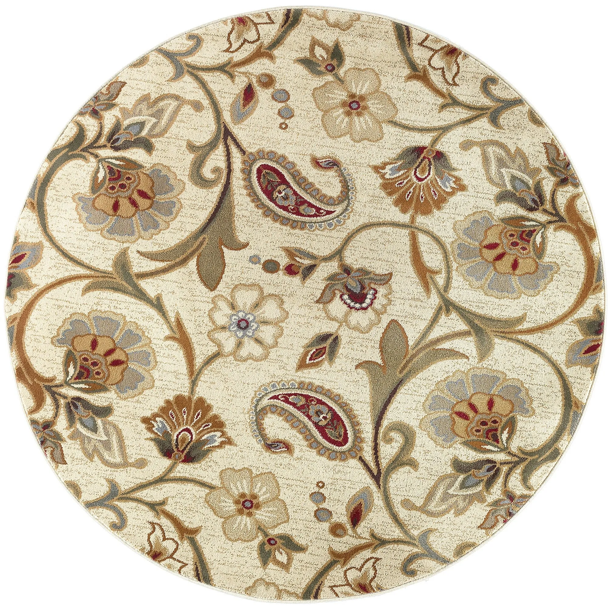 Infinity Transitional Floral Indoor Area Rug