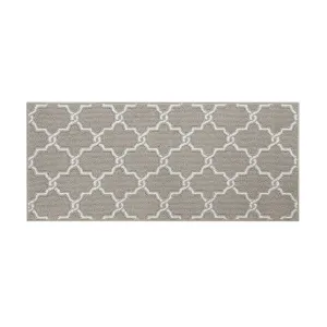 Jean Pierre Tufted Runner Yohan Trellis Rug | Modern Home Dcor Slip-resistant Accent Carpet for Entryway and Hallway