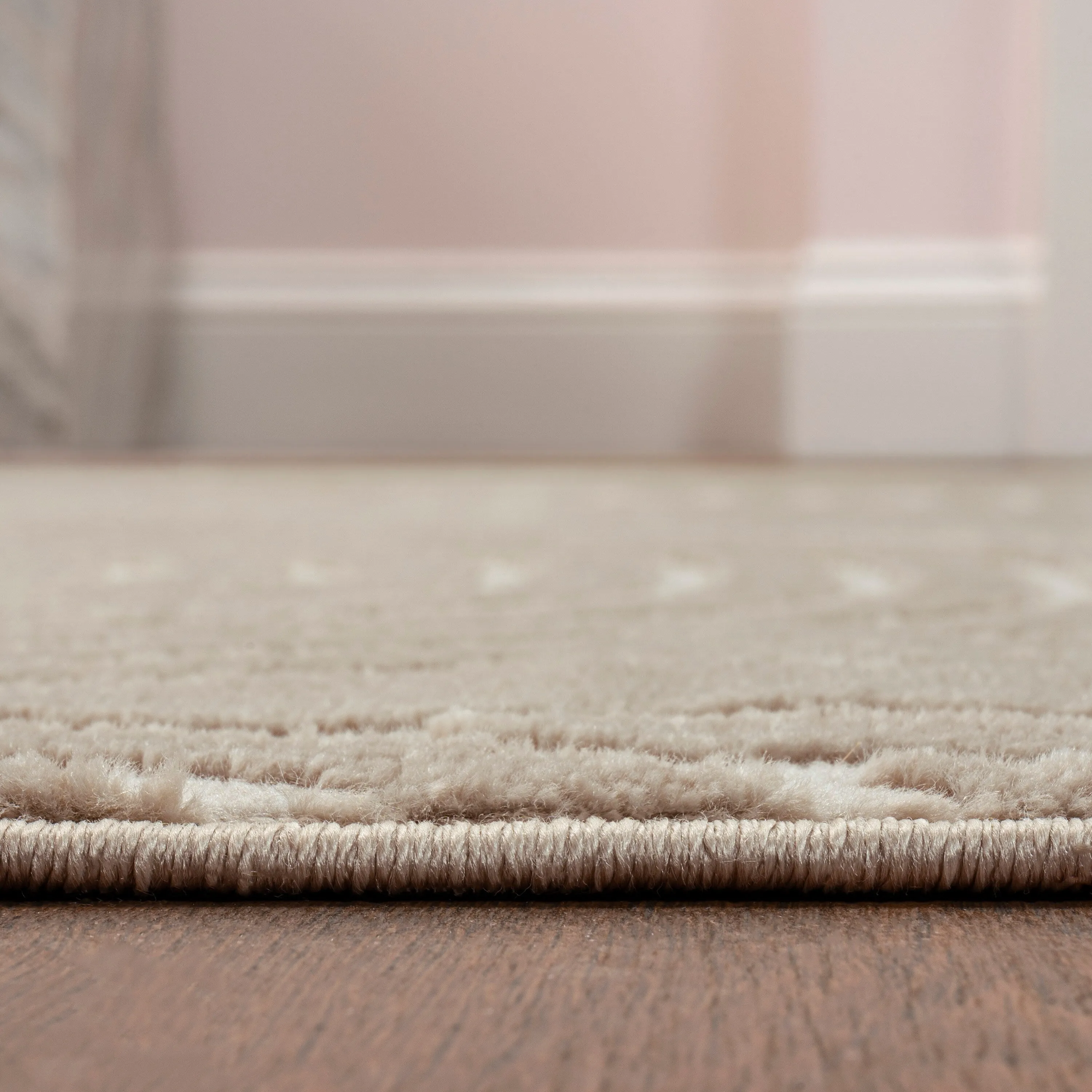 JONATHAN Y Aelius MidCentury Art Deco Striped Arches Two-Tone High-Low Area Rug