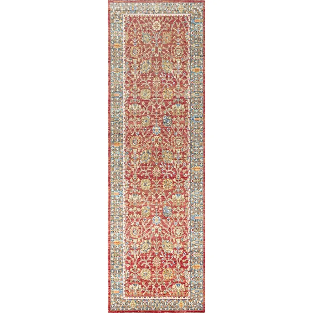 JONATHAN Y Alba Flower and Vine Area Rug