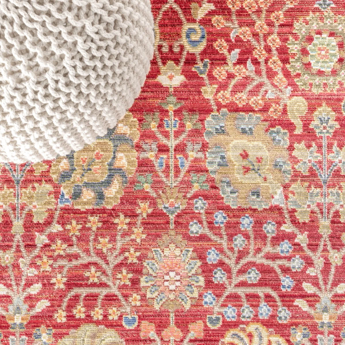 JONATHAN Y Alba Flower and Vine Area Rug