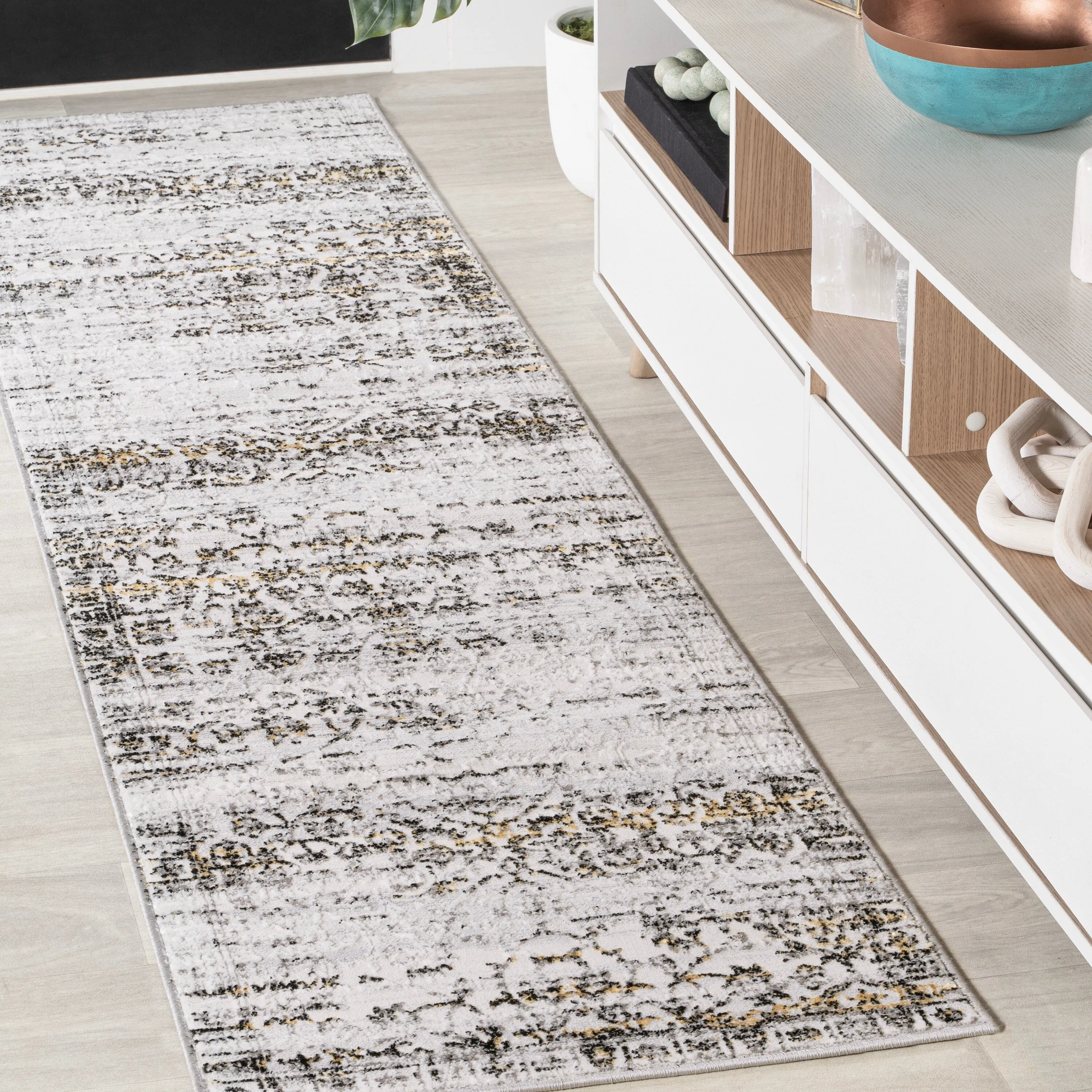 JONATHAN Y Arabesque Modern Strie' Area Rug