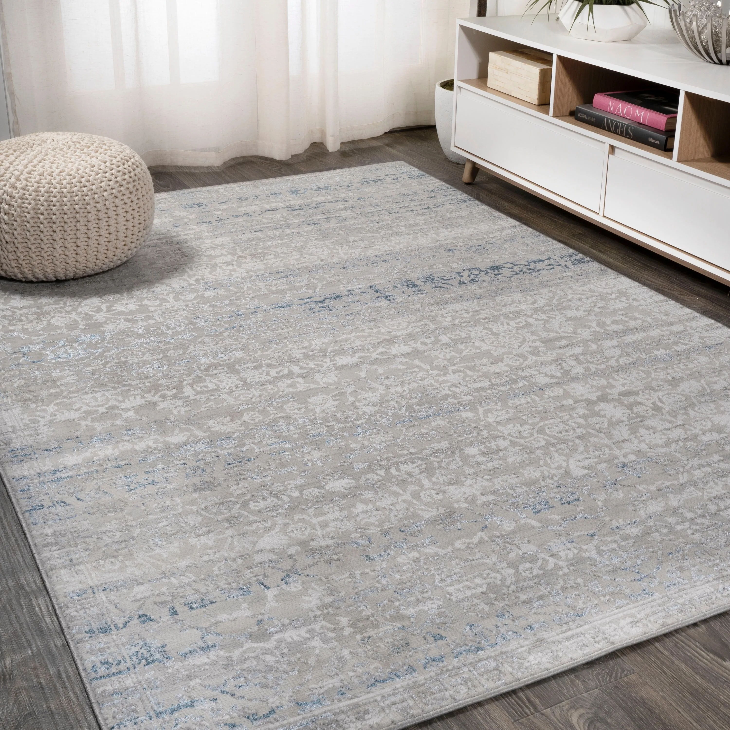 JONATHAN Y Arabesque Modern Strie' Area Rug