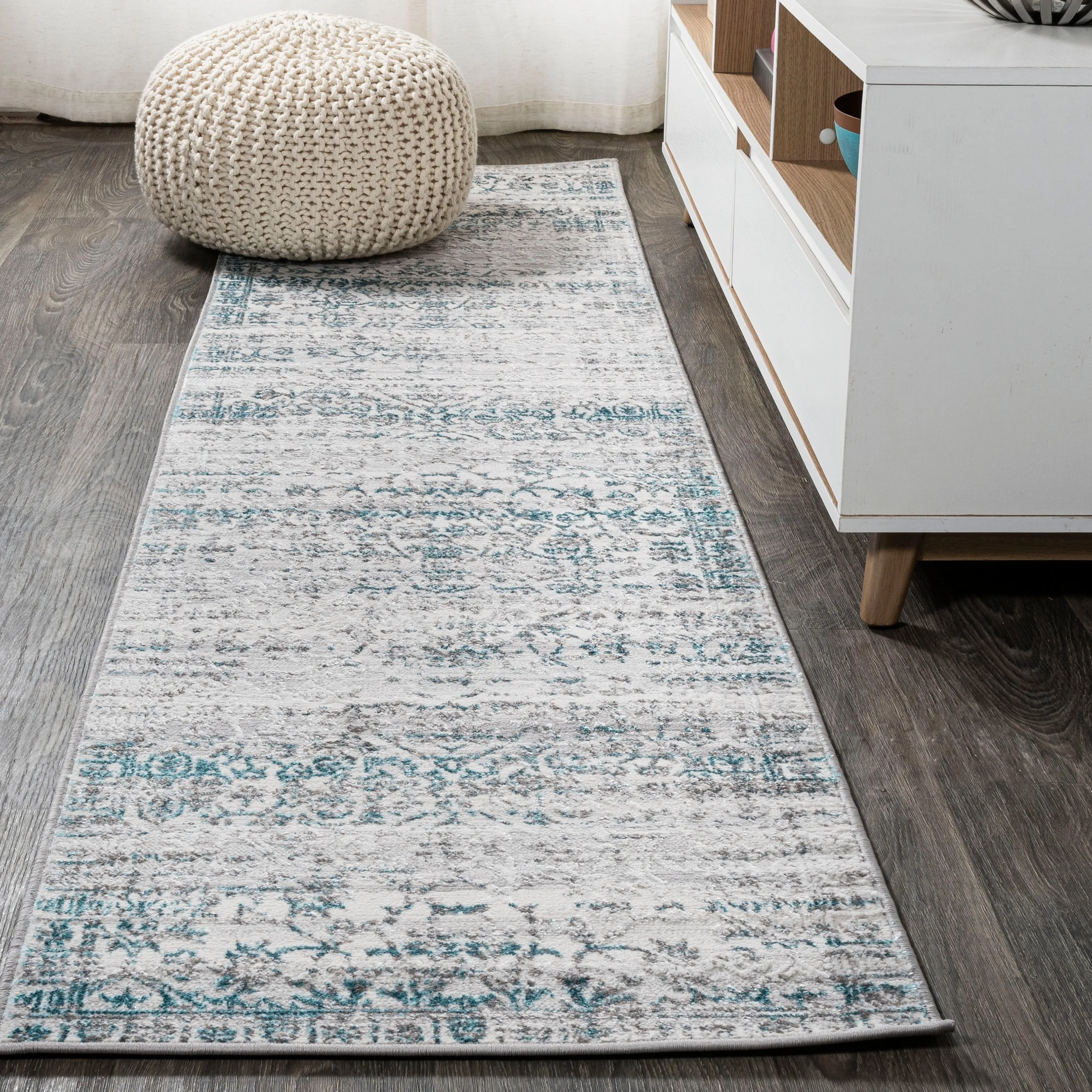 JONATHAN Y Arabesque Modern Strie' Area Rug