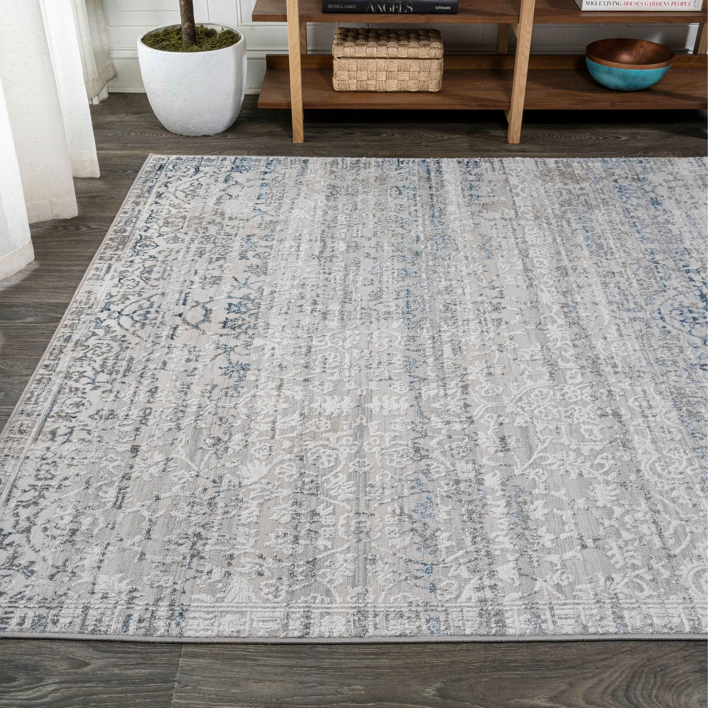 JONATHAN Y Arabesque Modern Strie' Area Rug