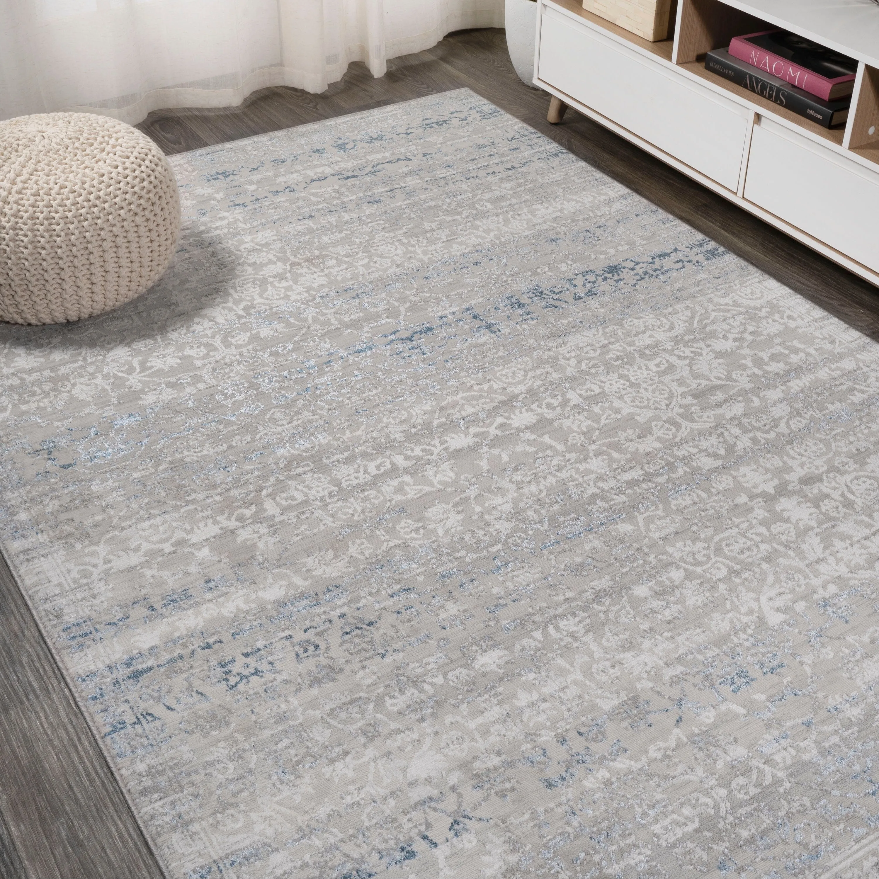 JONATHAN Y Arabesque Modern Strie' Area Rug