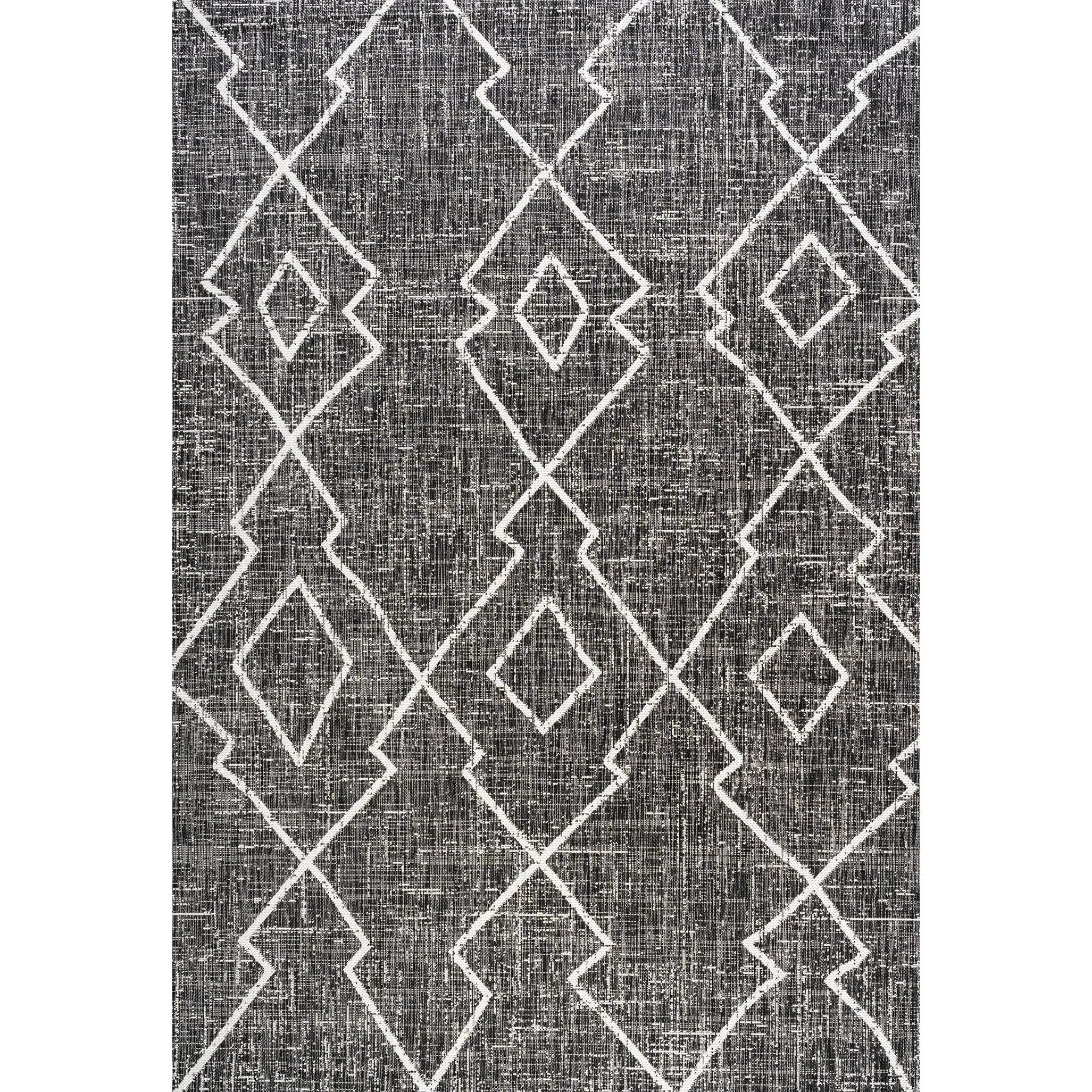 JONATHAN Y Derya Tribal Diamond Trellis Indoor/Outdoor Area Rug