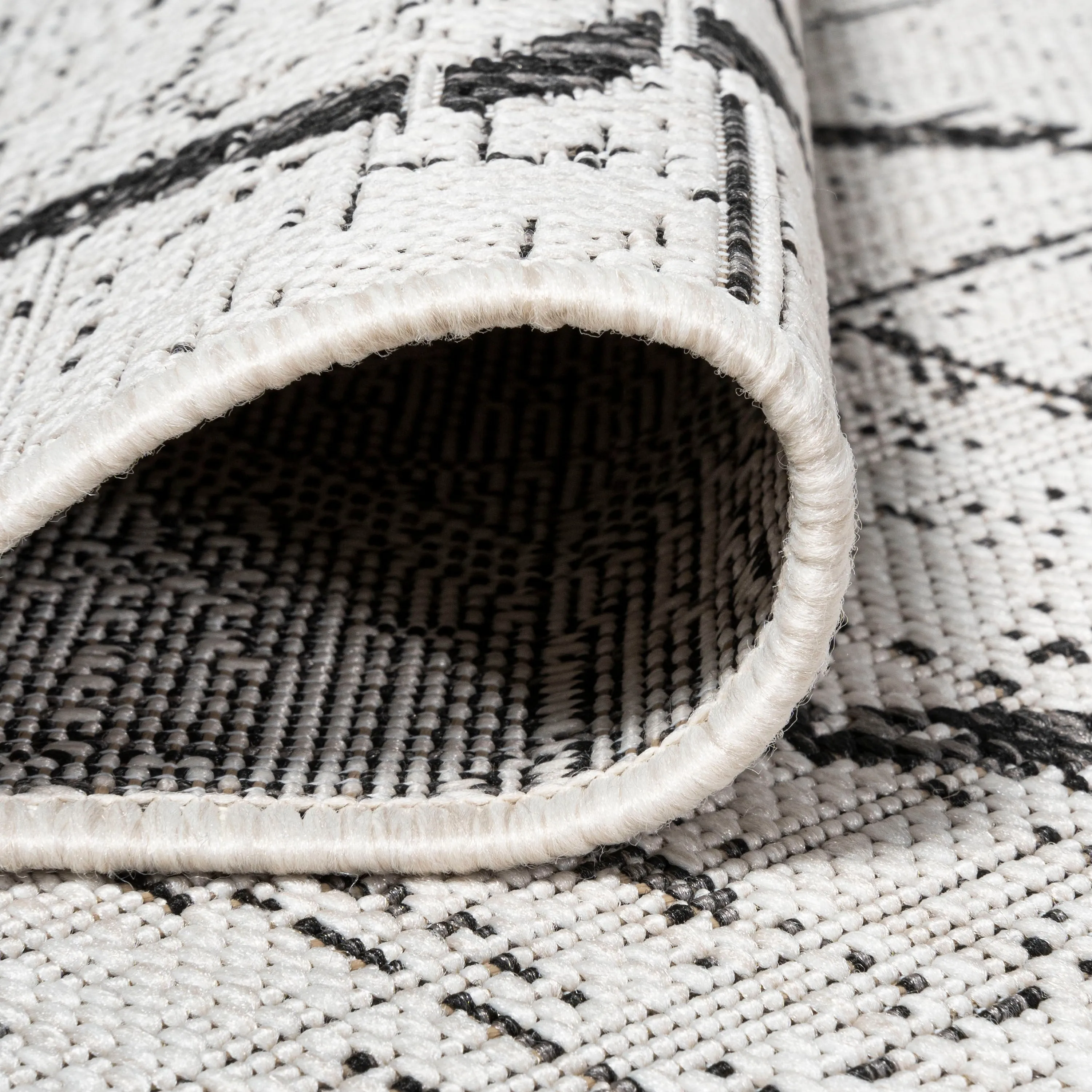 JONATHAN Y Derya Tribal Diamond Trellis Indoor/Outdoor Area Rug