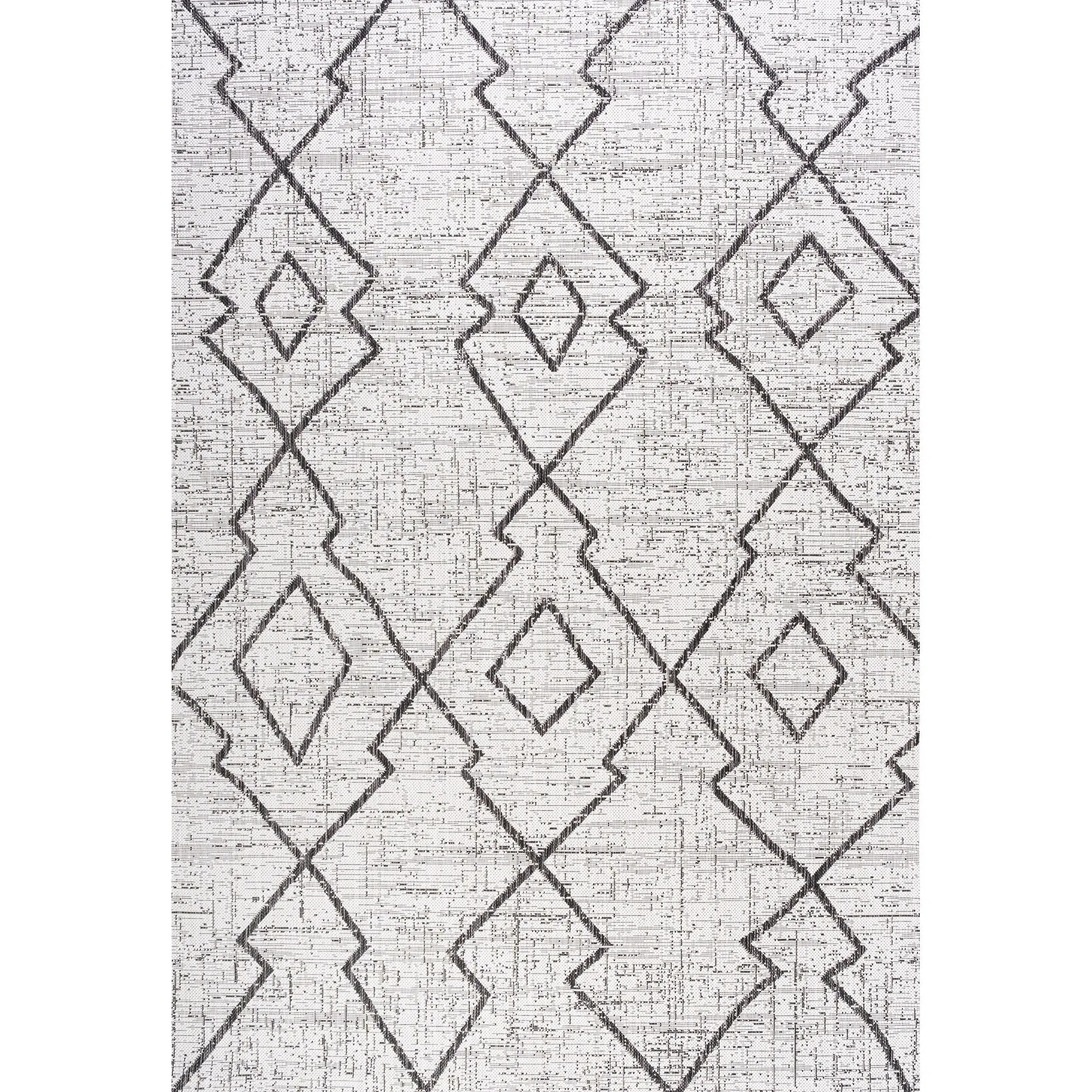 JONATHAN Y Derya Tribal Diamond Trellis Indoor/Outdoor Area Rug