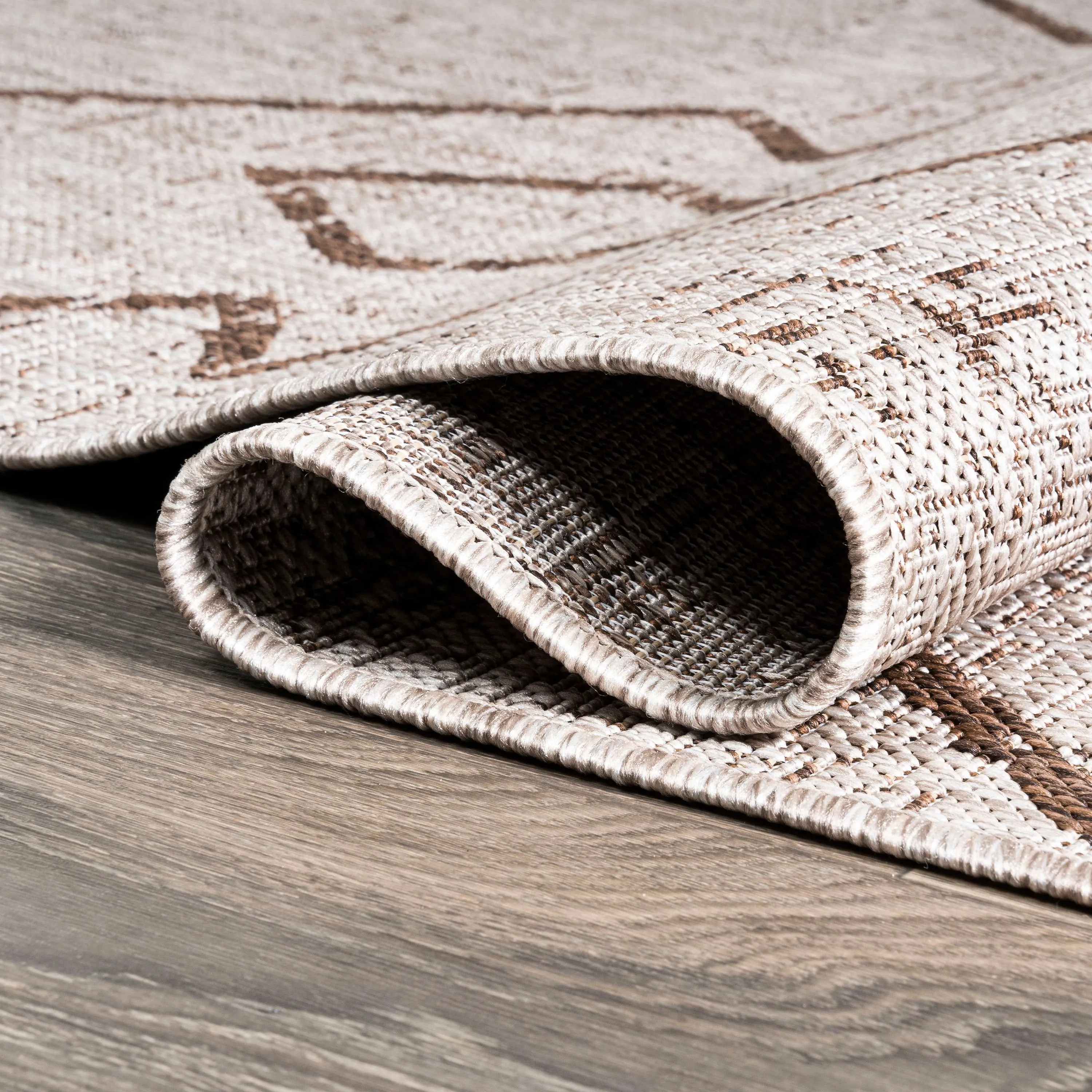 JONATHAN Y Derya Tribal Diamond Trellis Indoor/Outdoor Area Rug