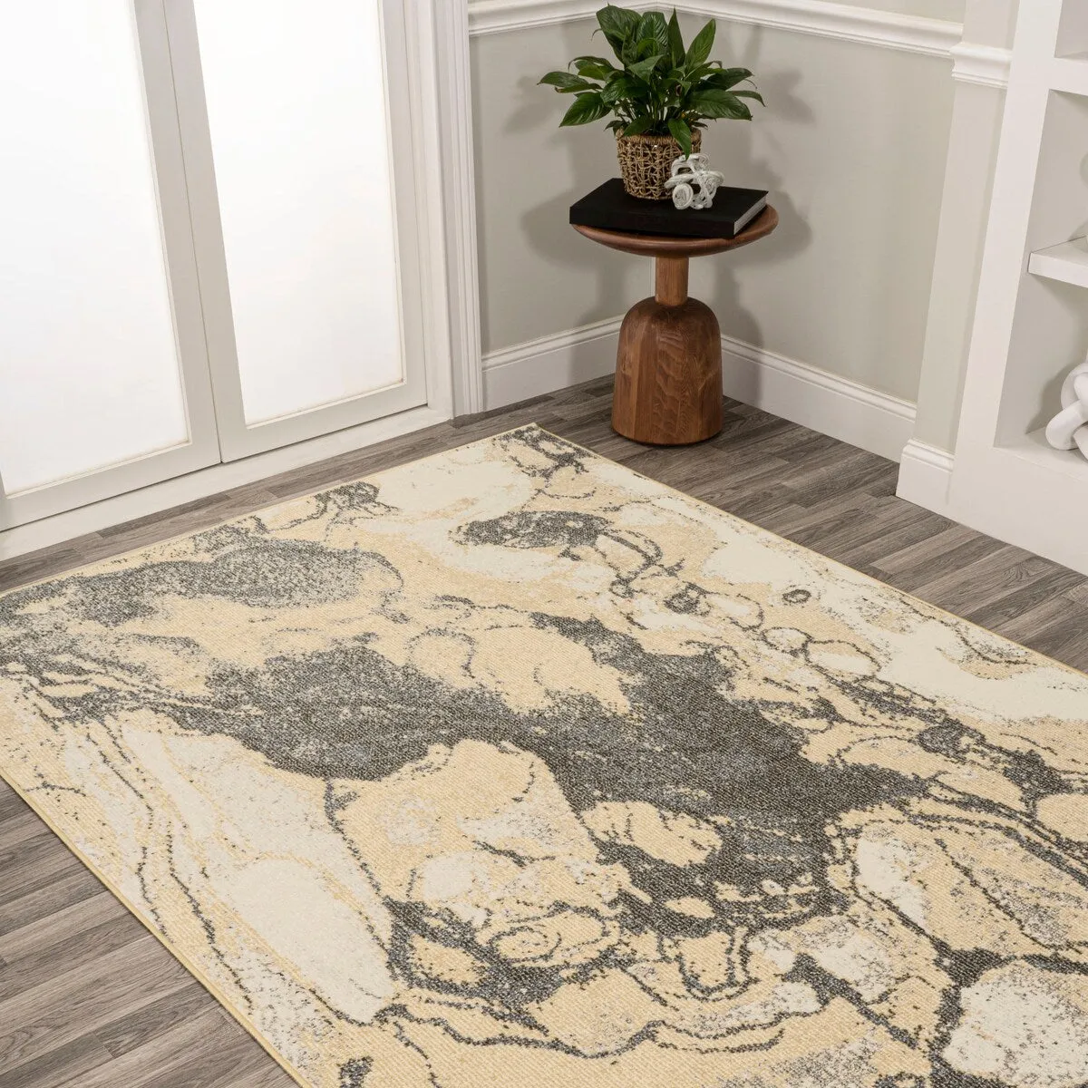 JONATHAN Y Giglio Abstract Marbled Modern Area Rug