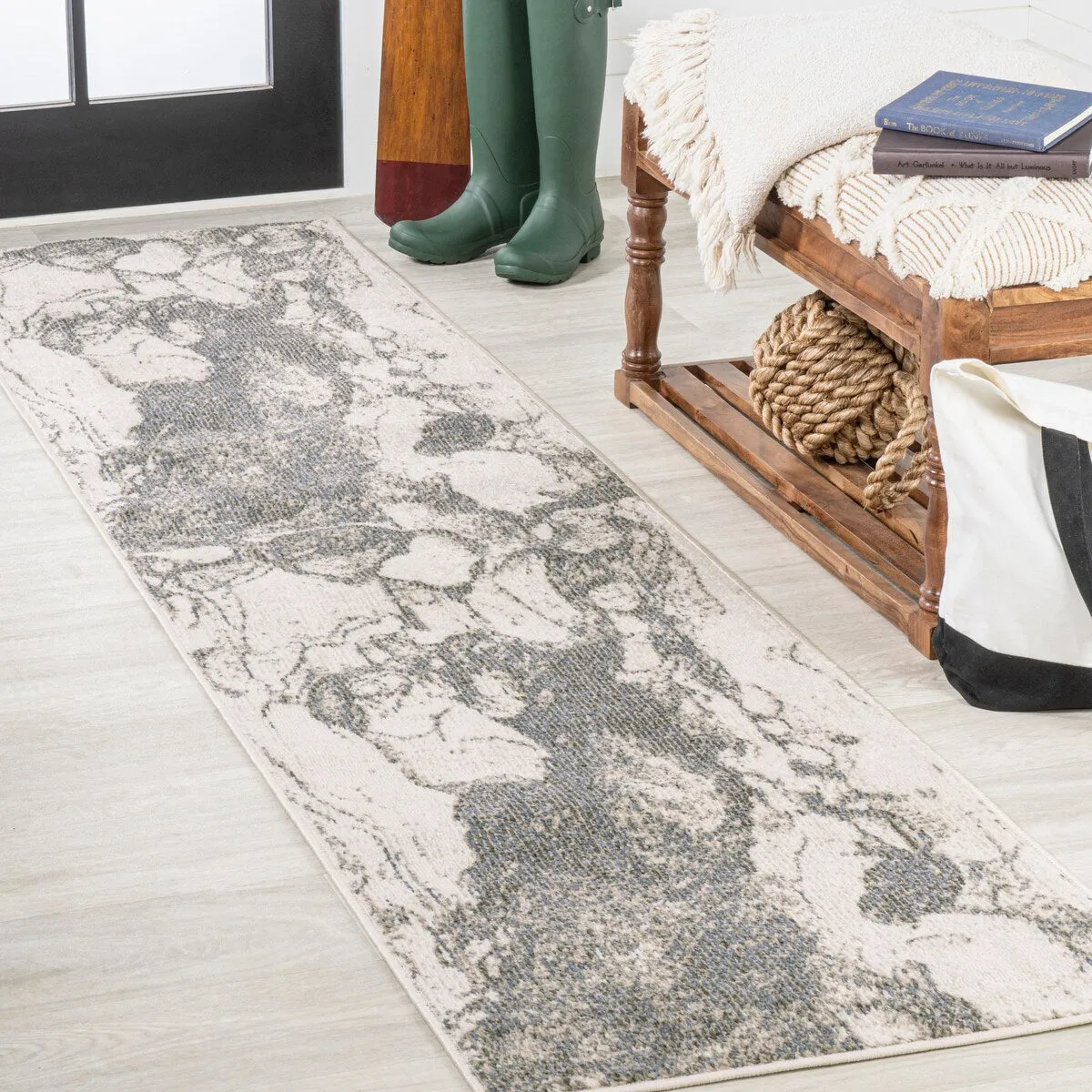 JONATHAN Y Giglio Abstract Marbled Modern Area Rug