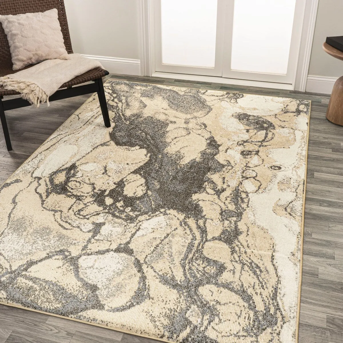 JONATHAN Y Giglio Abstract Marbled Modern Area Rug