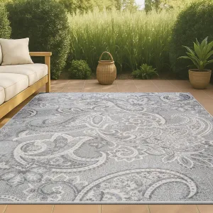 JONATHAN Y Lucena Paisley High-Low Indoor/Outdoor Area Rug