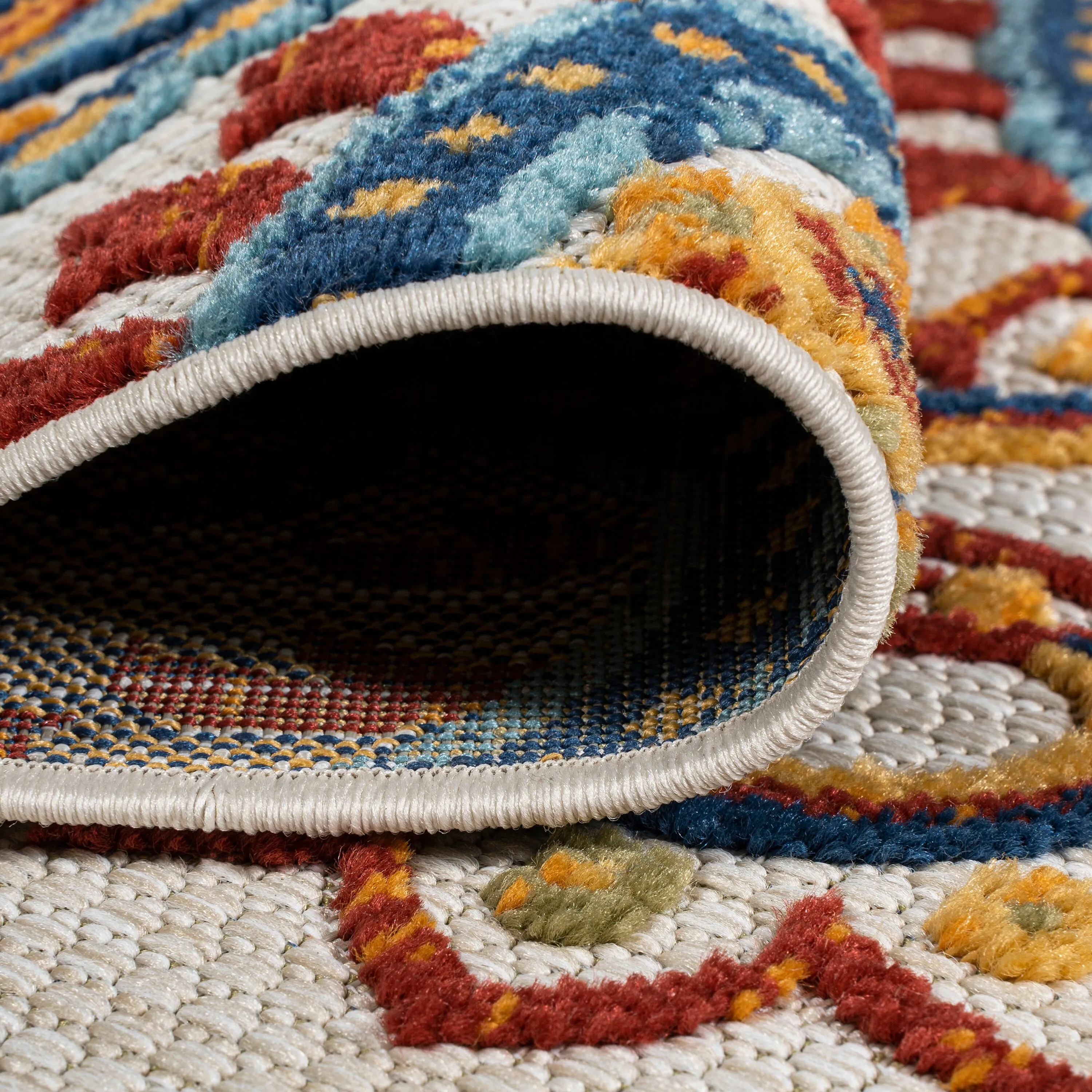 JONATHAN Y Lucena Paisley High-Low Indoor/Outdoor Area Rug