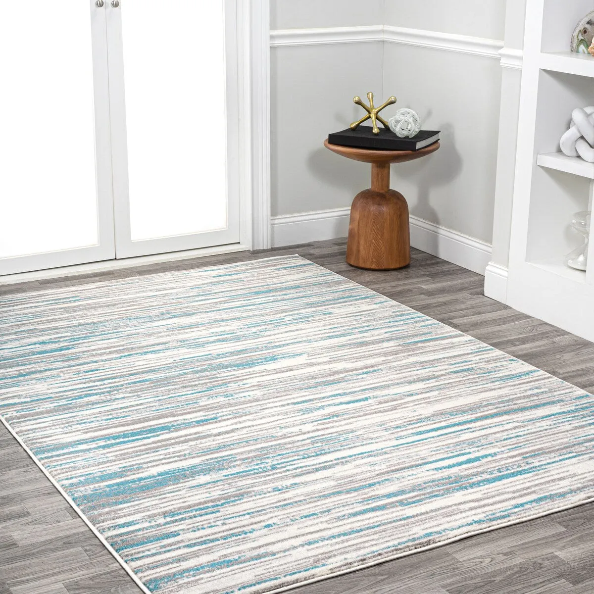JONATHAN Y Madrid Modern Abstract Muted Flowers Area Rug