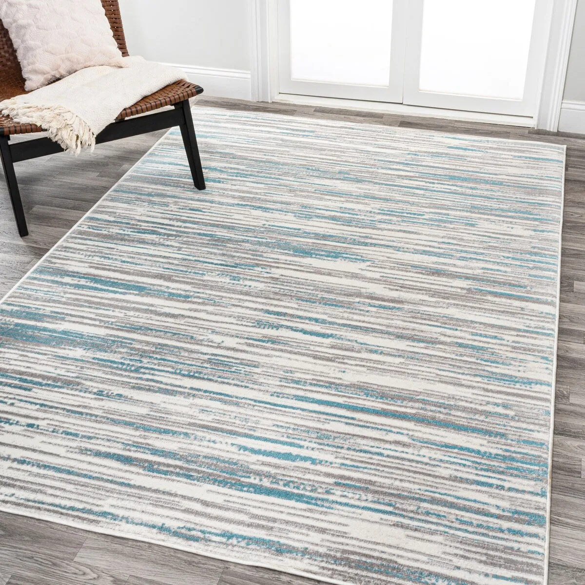 JONATHAN Y Madrid Modern Abstract Muted Flowers Area Rug
