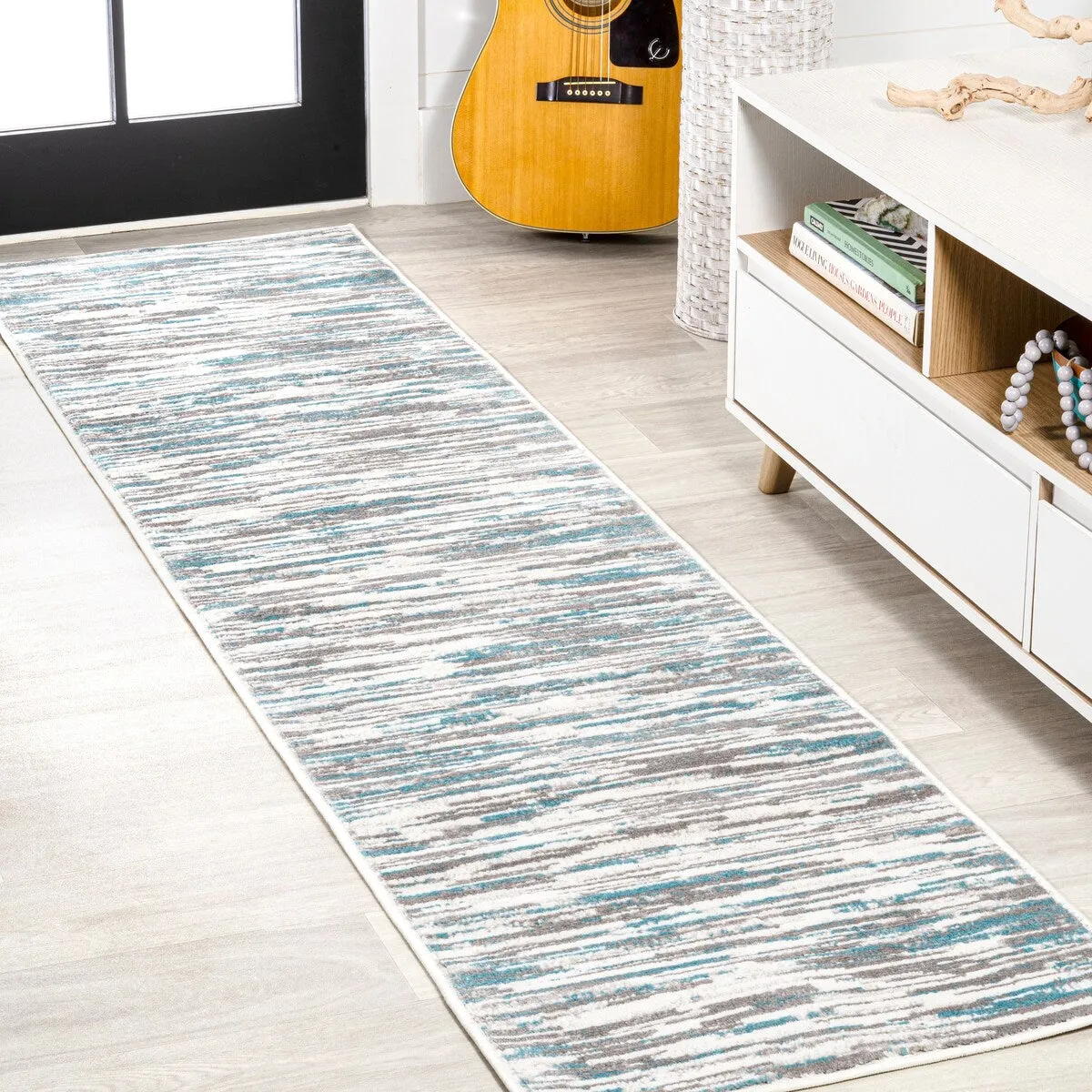 JONATHAN Y Madrid Modern Abstract Muted Flowers Area Rug