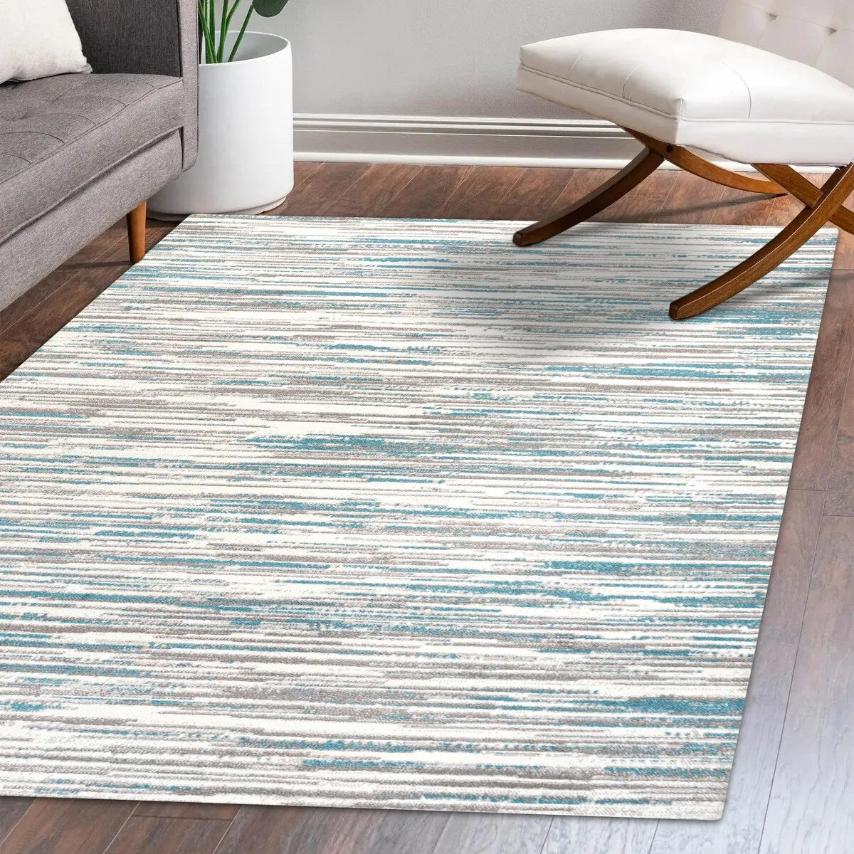 JONATHAN Y Madrid Modern Abstract Muted Flowers Area Rug