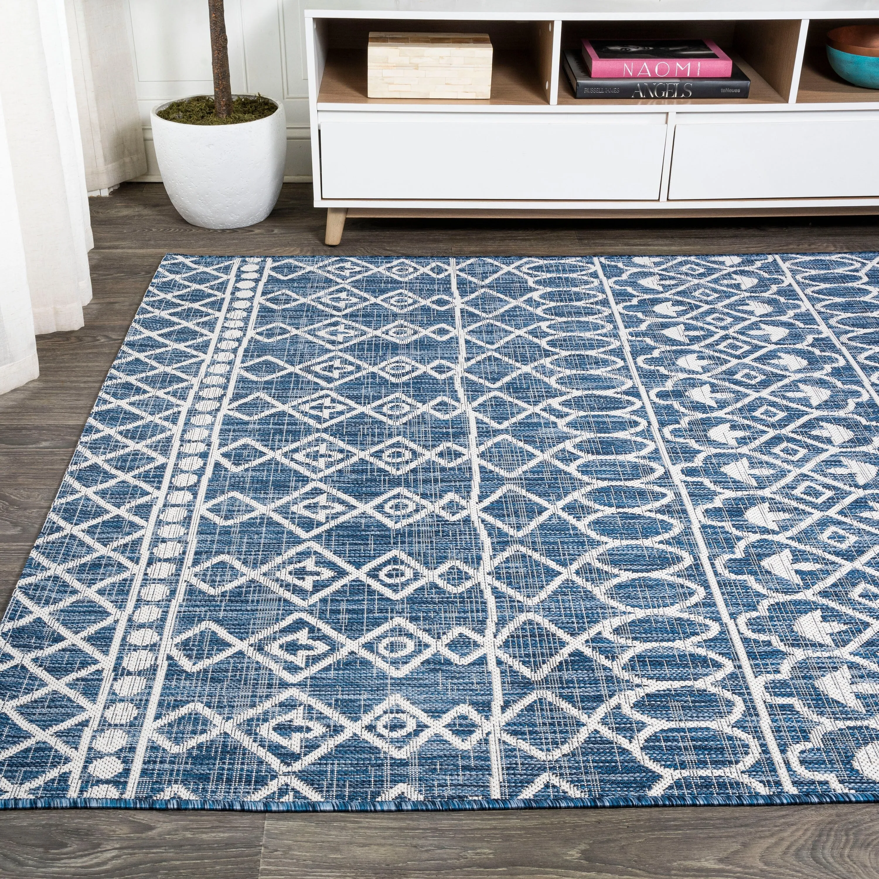 JONATHAN Y Nokat Tribal Bohemian Indoor/Outdoor Area Rug