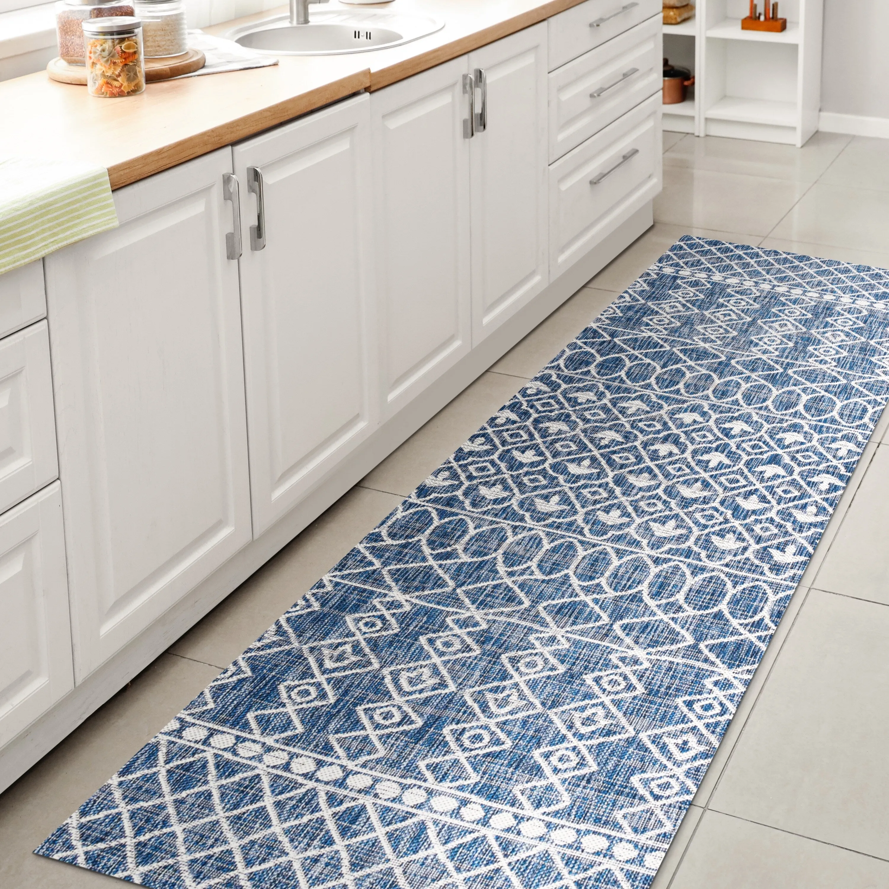 JONATHAN Y Nokat Tribal Bohemian Indoor/Outdoor Area Rug