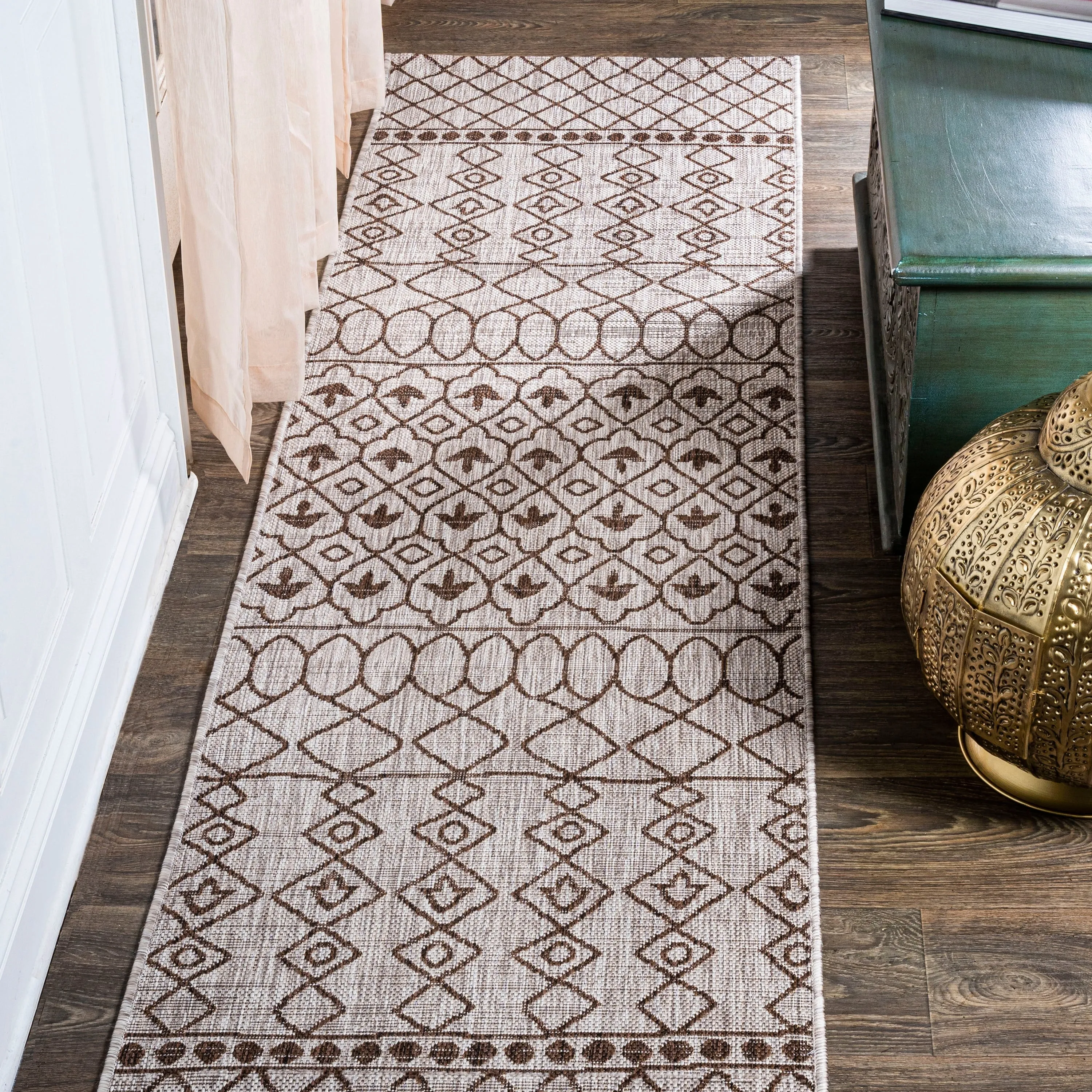 JONATHAN Y Nokat Tribal Bohemian Indoor/Outdoor Area Rug