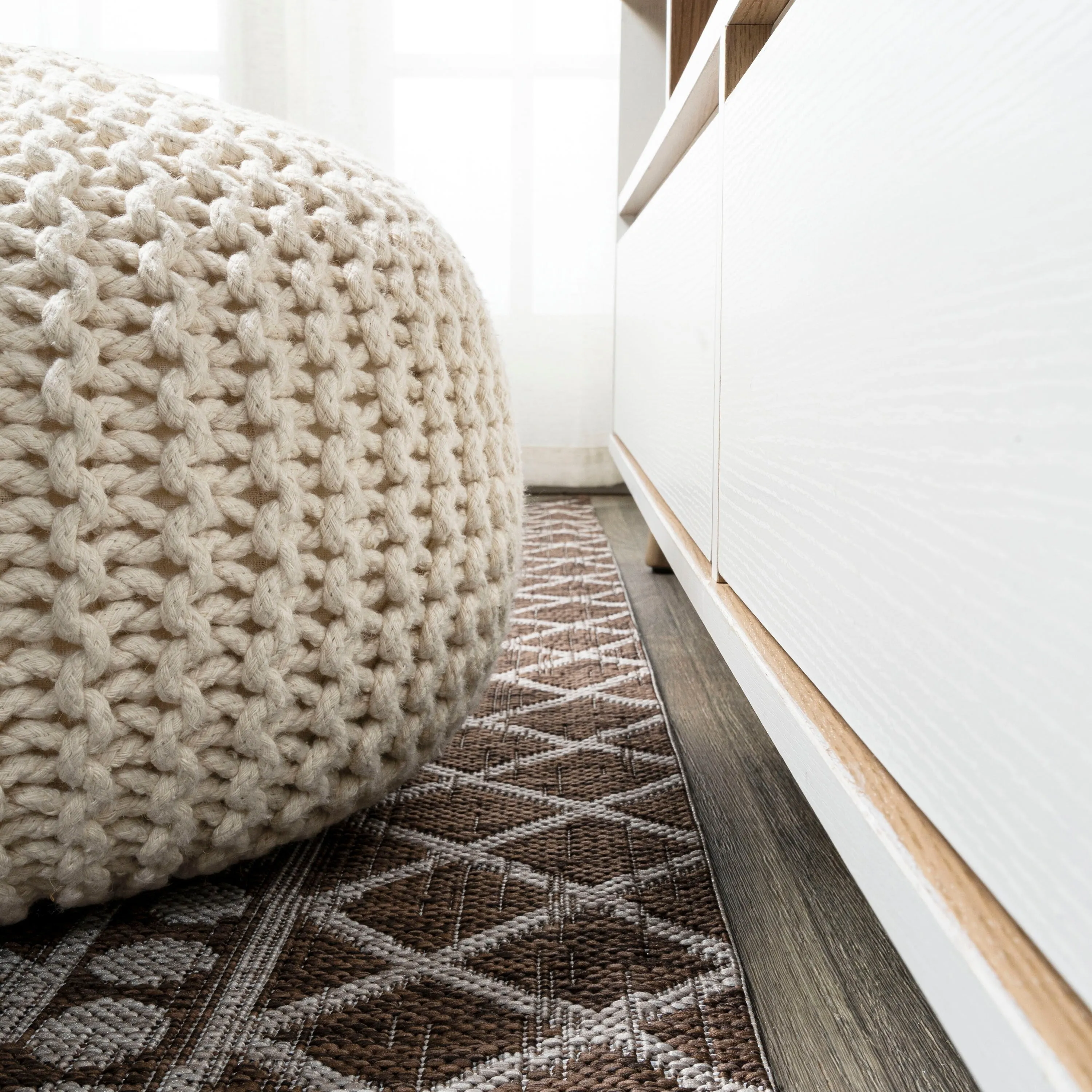 JONATHAN Y Nokat Tribal Bohemian Indoor/Outdoor Area Rug