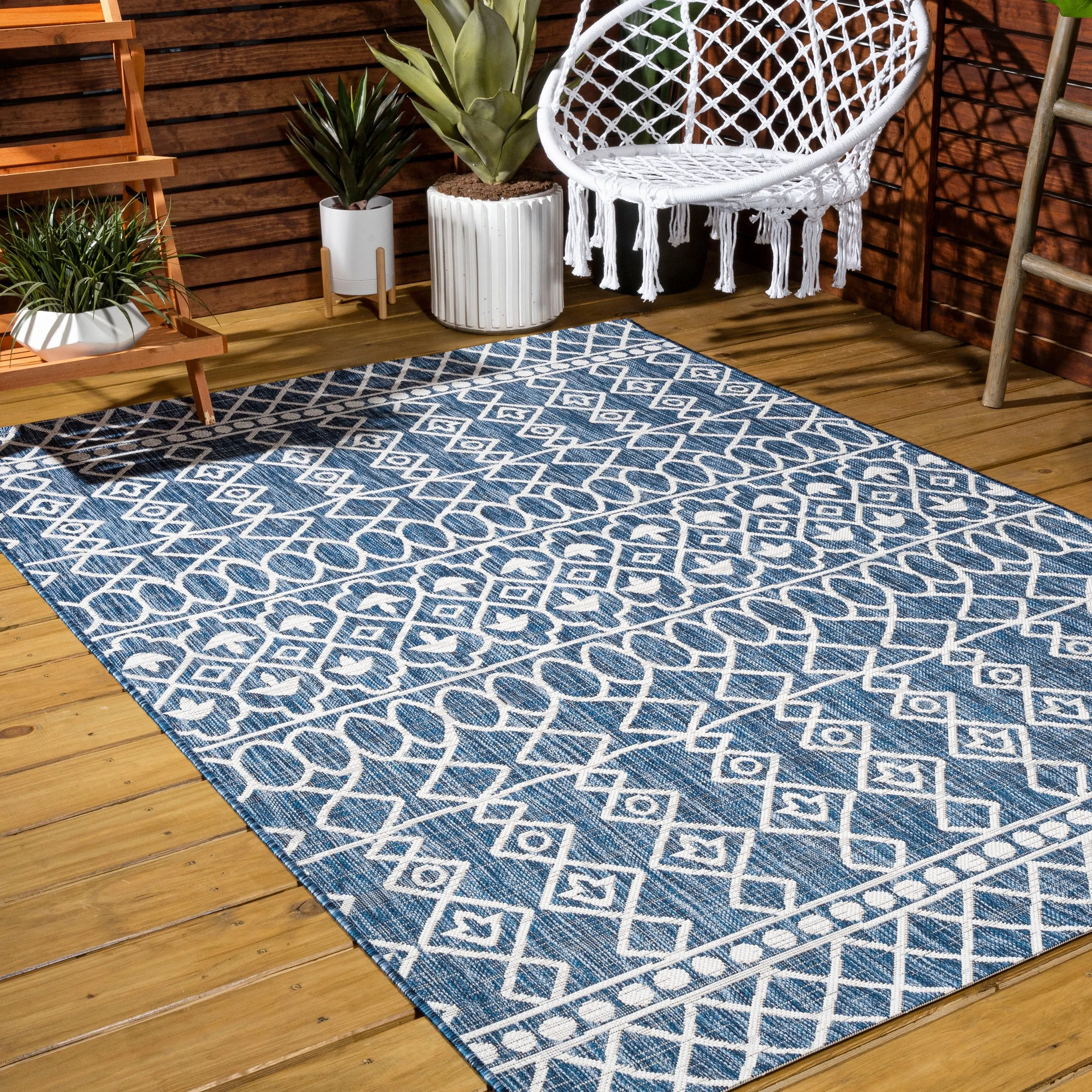 JONATHAN Y Nokat Tribal Bohemian Indoor/Outdoor Area Rug